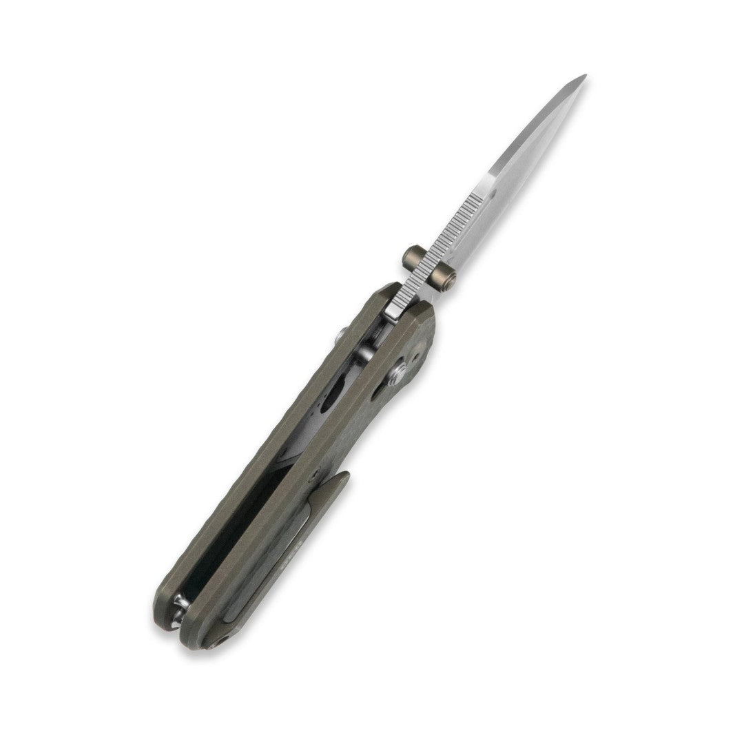 GEO Knife Belluf GEO2508I M390 Blade Titanium Handle Crossbar Lock Folding Knife