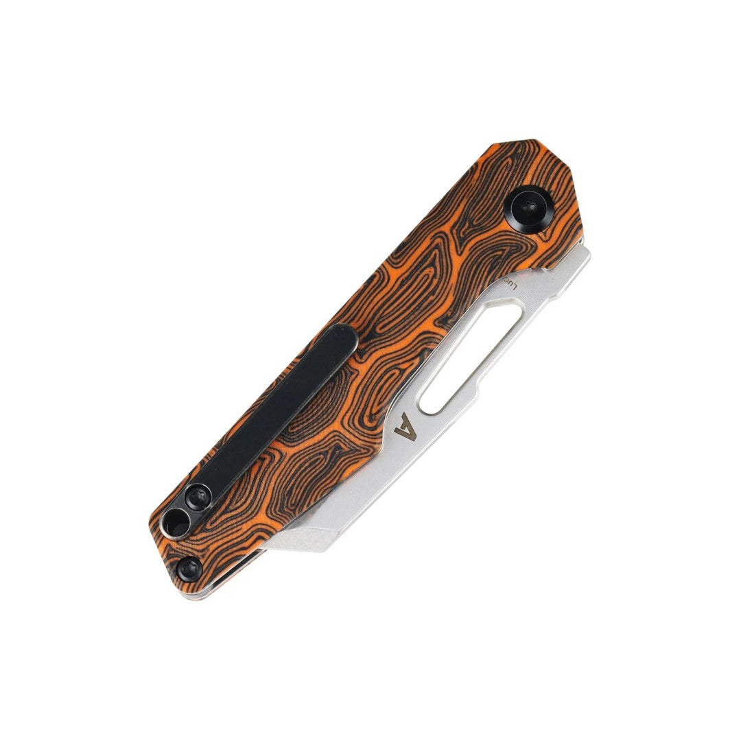 Kansept Lucero T2156A3 154CM Blade Orange G-mascus Handle Liner Lock Folding Knife
