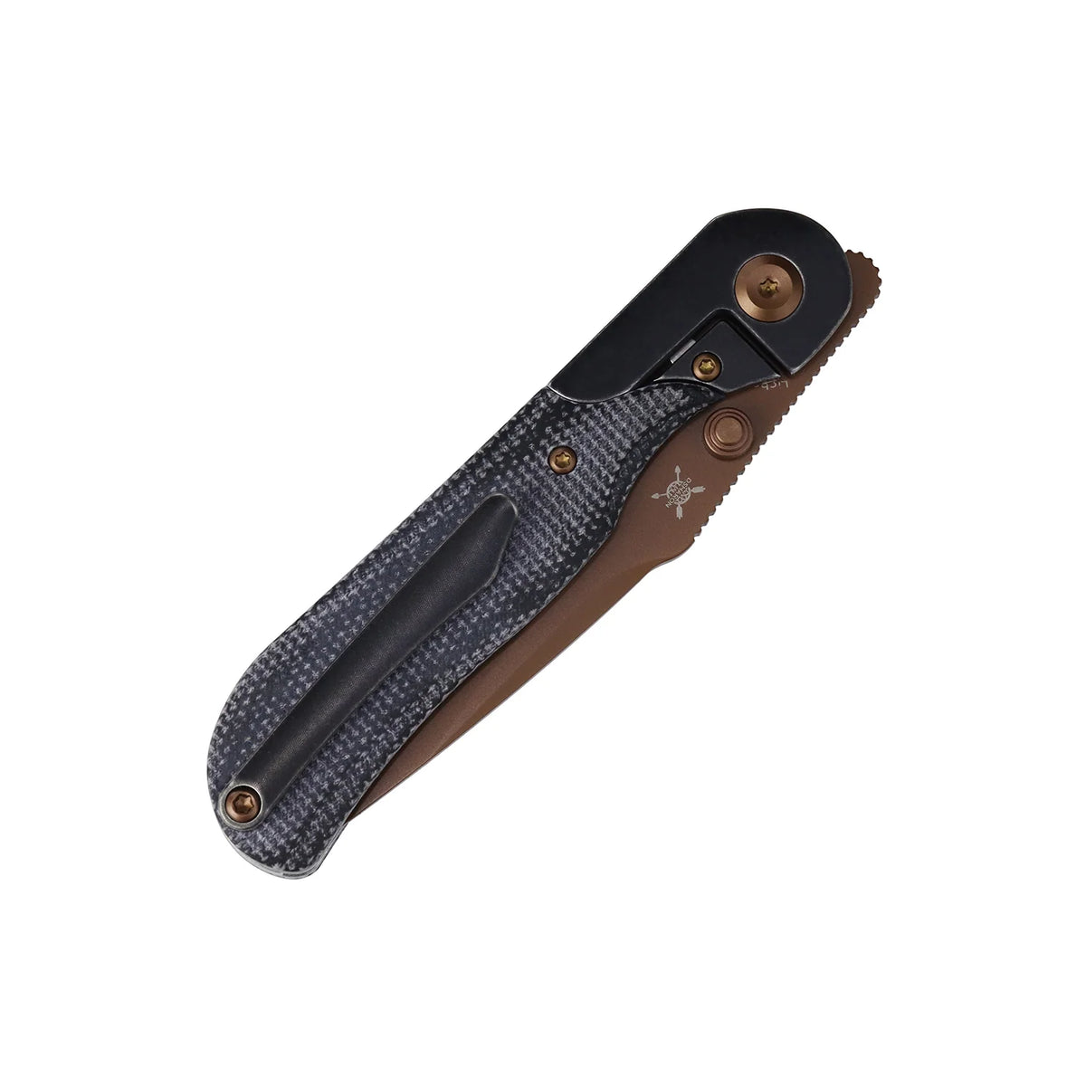 Kansept Lichen T2091A1 154CM Blade Black Micarta Handle Bolster Lock Folding Knife