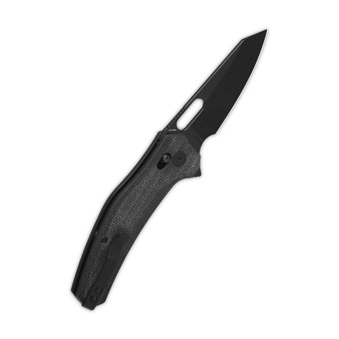 QSP Emu QS164-A2 14C28N Blade Black Micarta Handle Glyde Lock Folding Knife