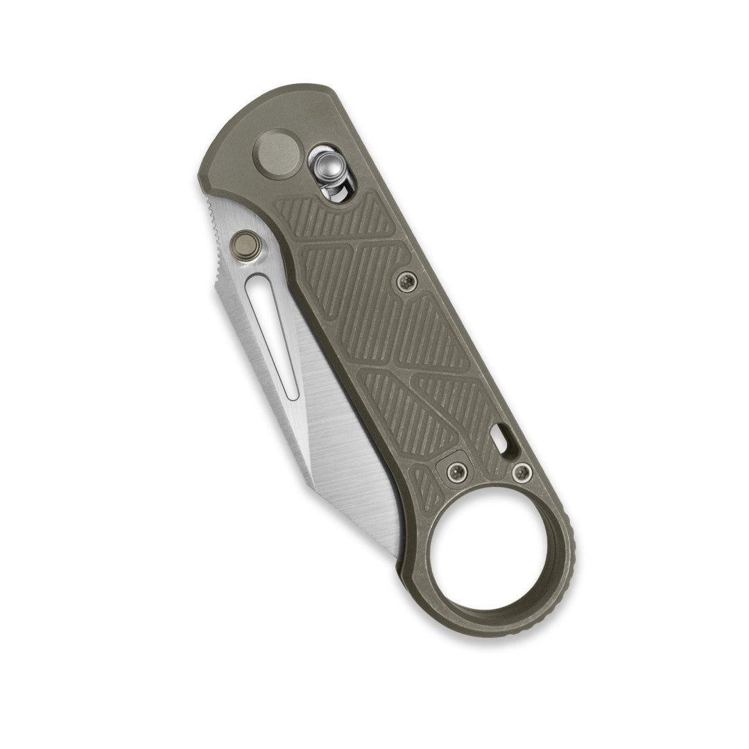 GEO Knife Aska GEO2511C M390 Blade Titanium Handle Crossbar Lock Folding Knife