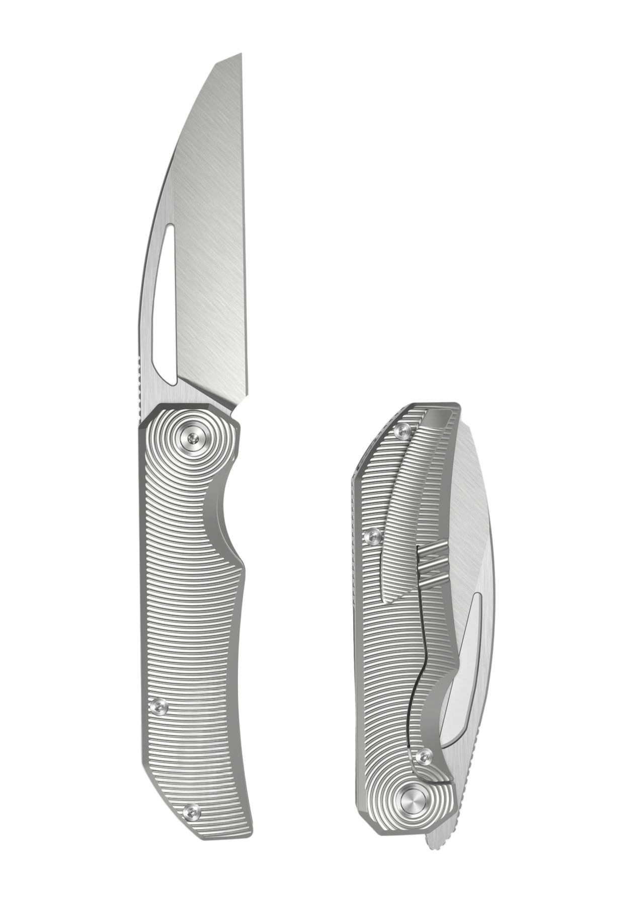 Bestech Mini Taipan BT2603C-L MagnaCut Blade Titanium Handle Frame Lock Folding Knife