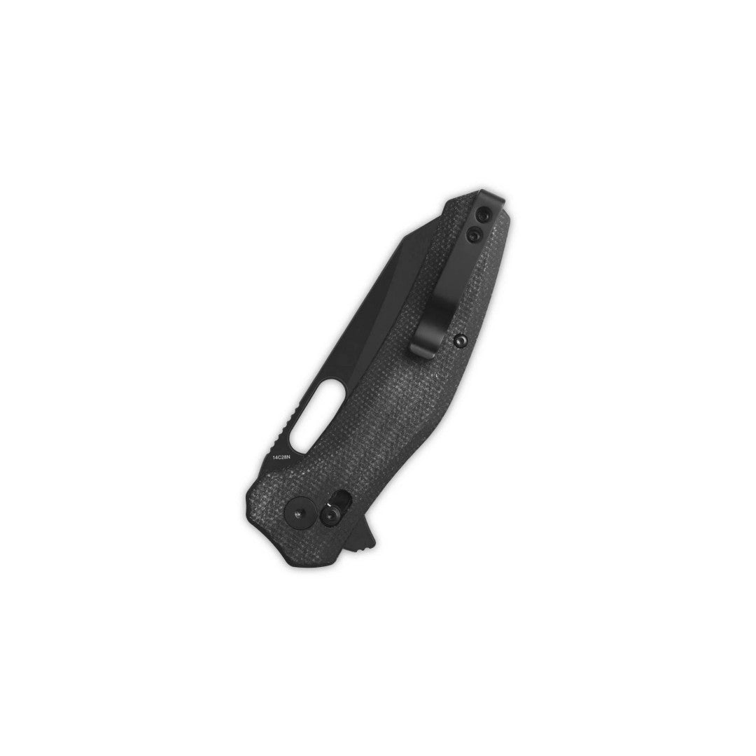 QSP Emu QS164-A2 14C28N Blade Black Micarta Handle Glyde Lock Folding Knife