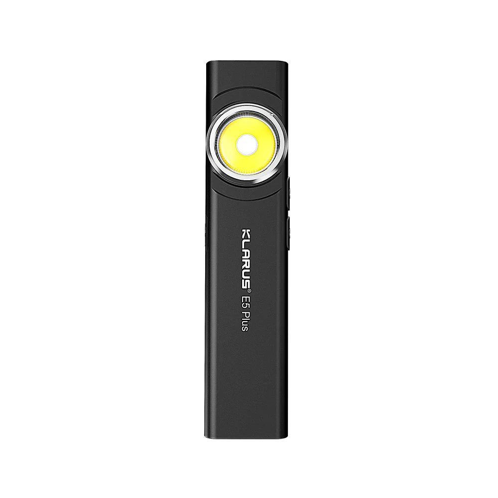 Klarus E5 Plus 650 Lumens Ultra Slim Dual-Switch Triple Lights Magnetic EDC Flashlight