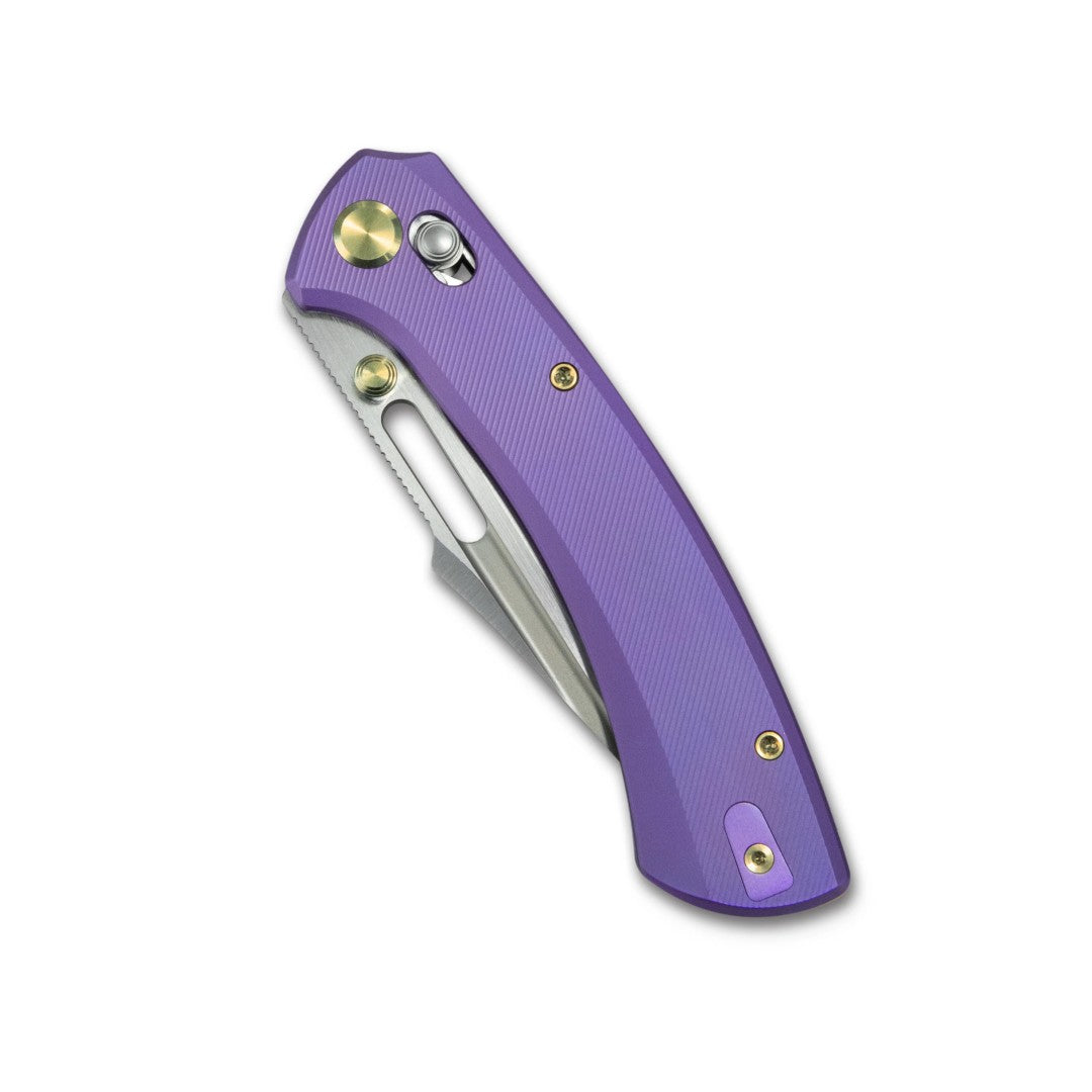 GEO Knife Strix GEO2510D M390 Blade Titanium Handle Crossbar Lock Folding Knife
