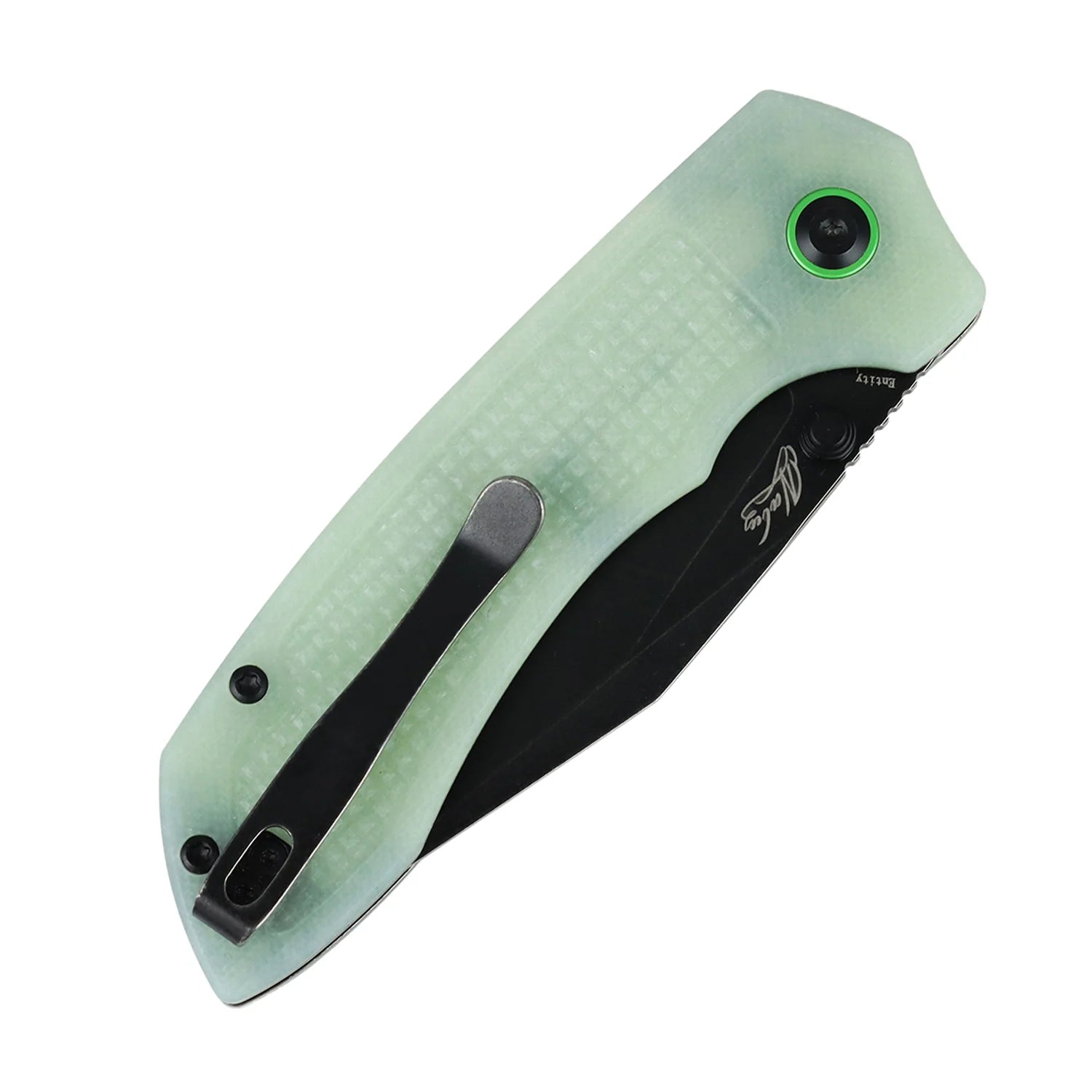 Tenable Entity B1036H2 14C28N Blade G10 Handle Top Liner Lock Folding Knife