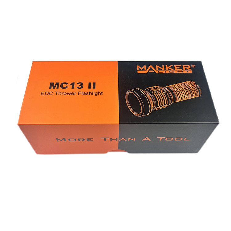 Mankerlight MC13 II SFT40 Edc Flashlight Dual Use 18650 and 18350 Battery PVD Sand