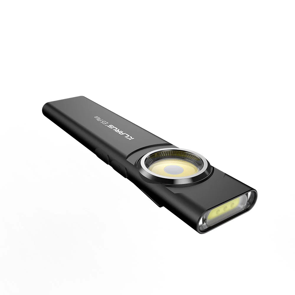 Klarus E5 Plus 650 Lumens Ultra Slim Dual-Switch Triple Lights Magnetic EDC Flashlight