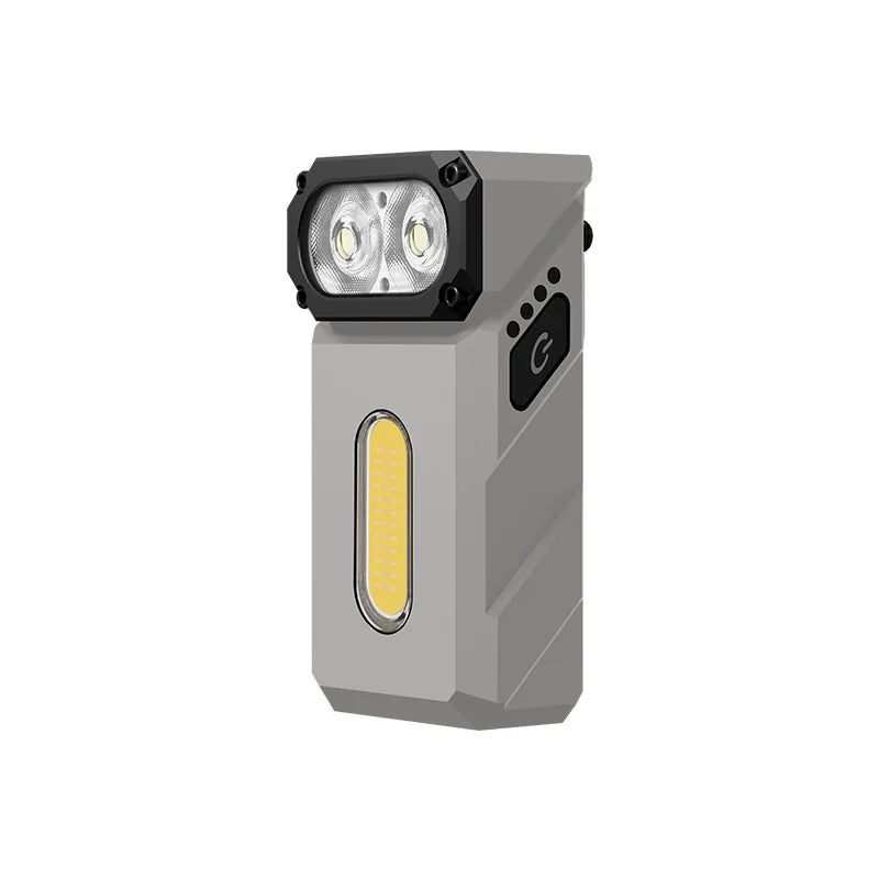Klarus E8 1000 Lumens Triple-Light All-Metal Swivel-Head EDC Flashlight