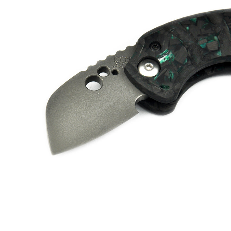 Koch Tools Gnat CPM154 Blade Luminous carbon fiber Friction Folder Custom