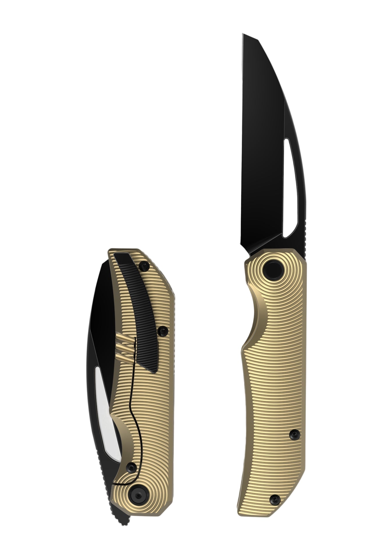 Bestech Mini Taipan BT2603B MagnaCut Blade Titanium Handle Frame Lock Folding Knife
