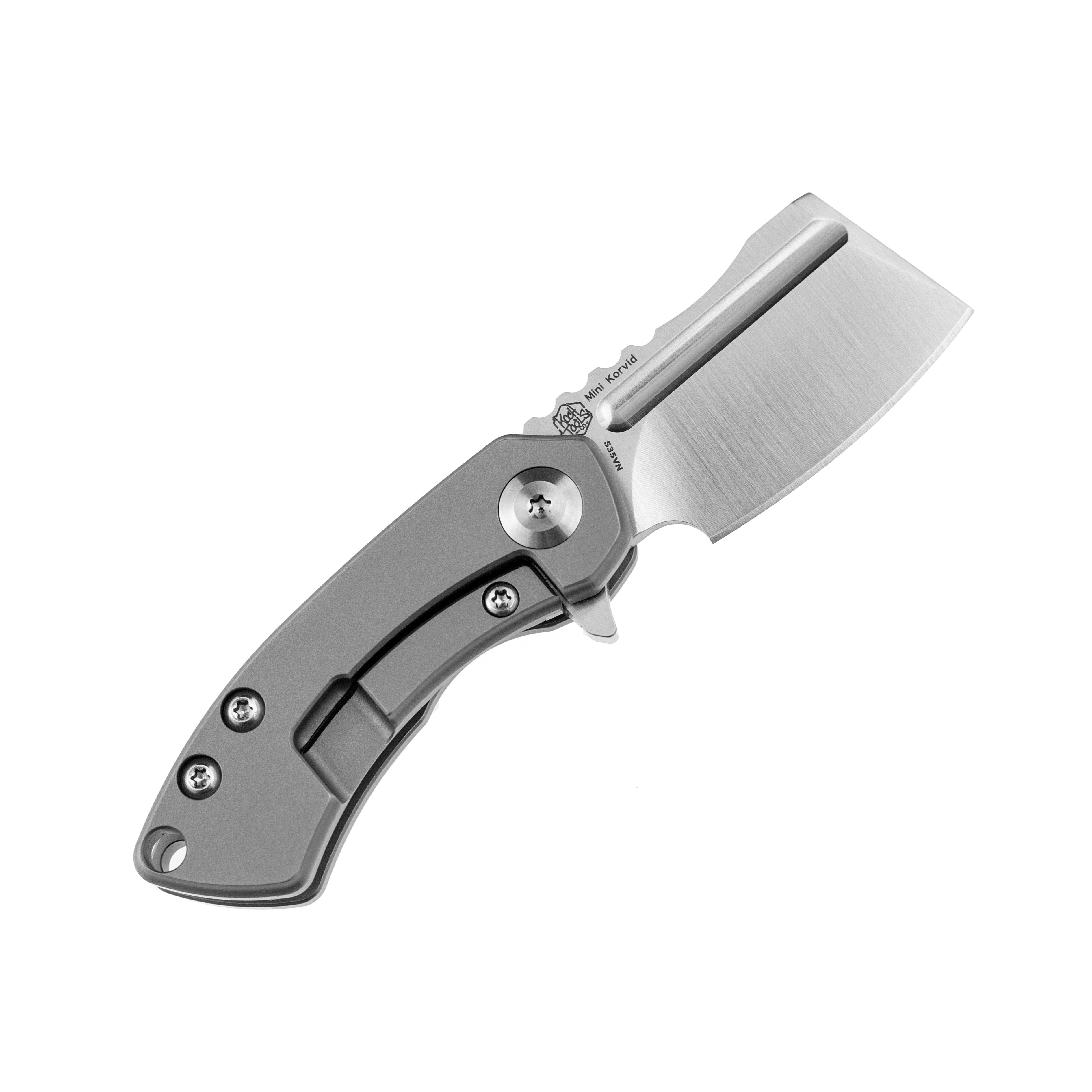 Kansept Knives Mini Korvid K3030A2 S35VN Blade Titanium Handle Frame Lock