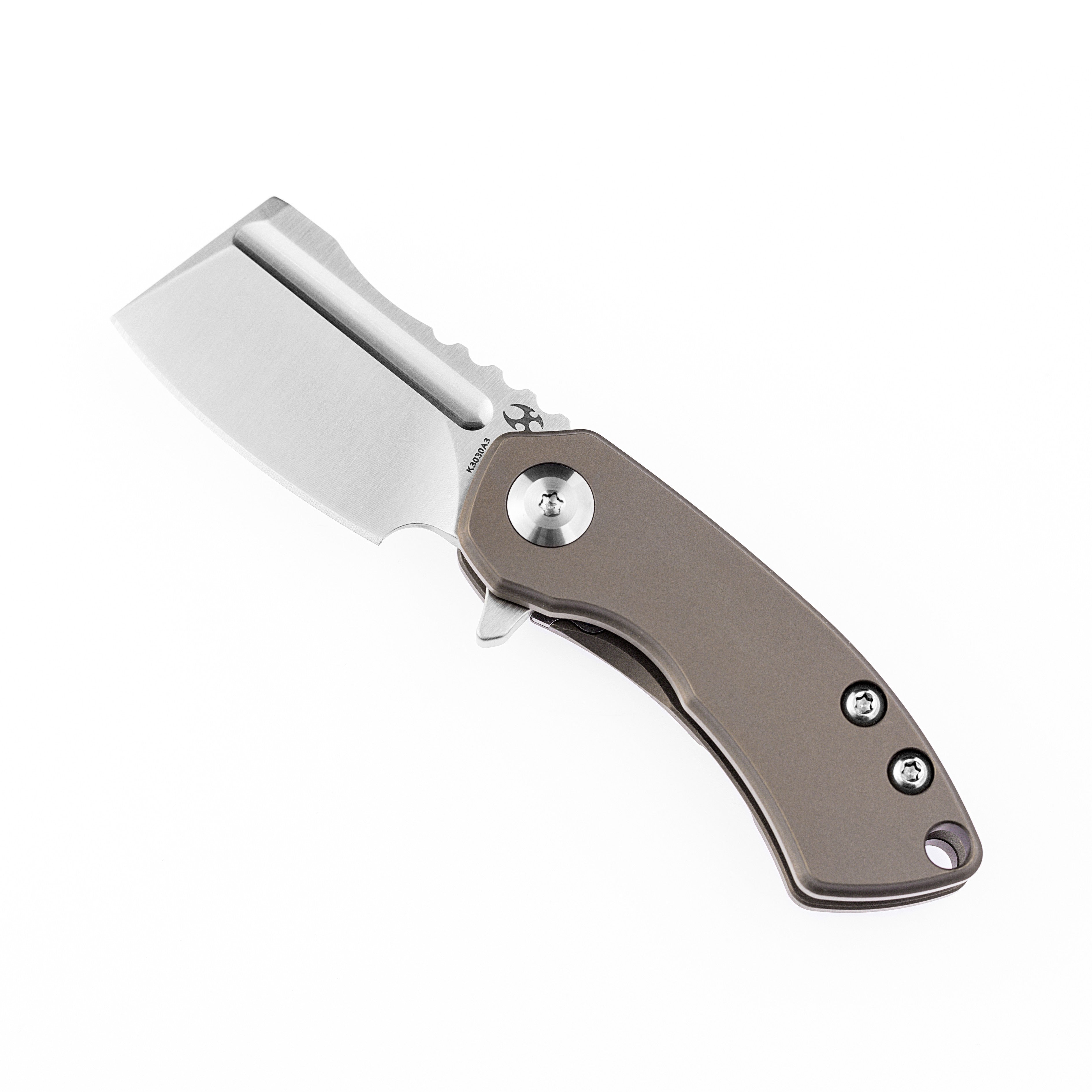 Kansept Knives Mini Korvid K3030A3 S35VN Blade Titanium Handle Frame Lock