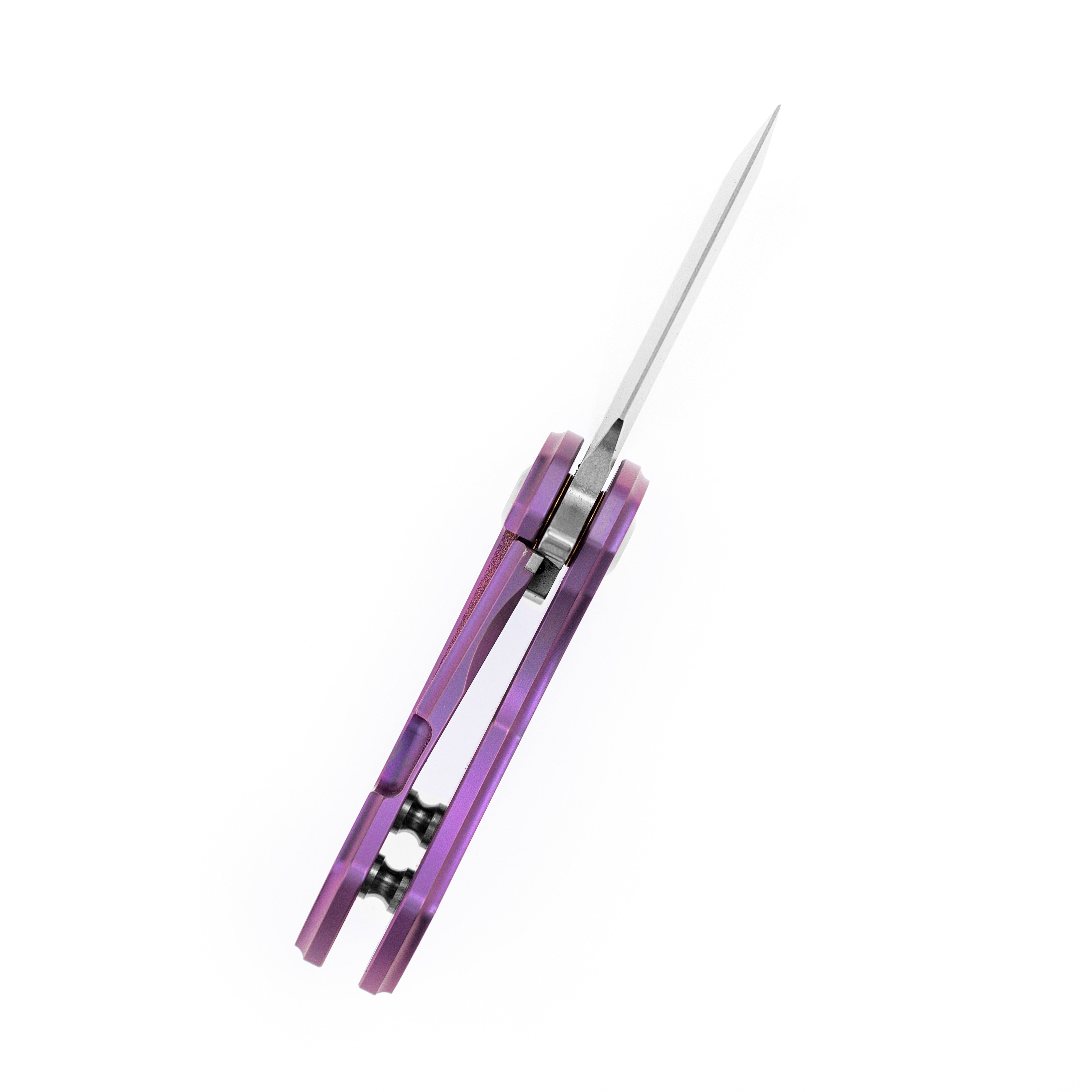 Kansept Knives Mini Korvid K3030A4 S35VN Blade Purple Titanium Handle Frame Lock