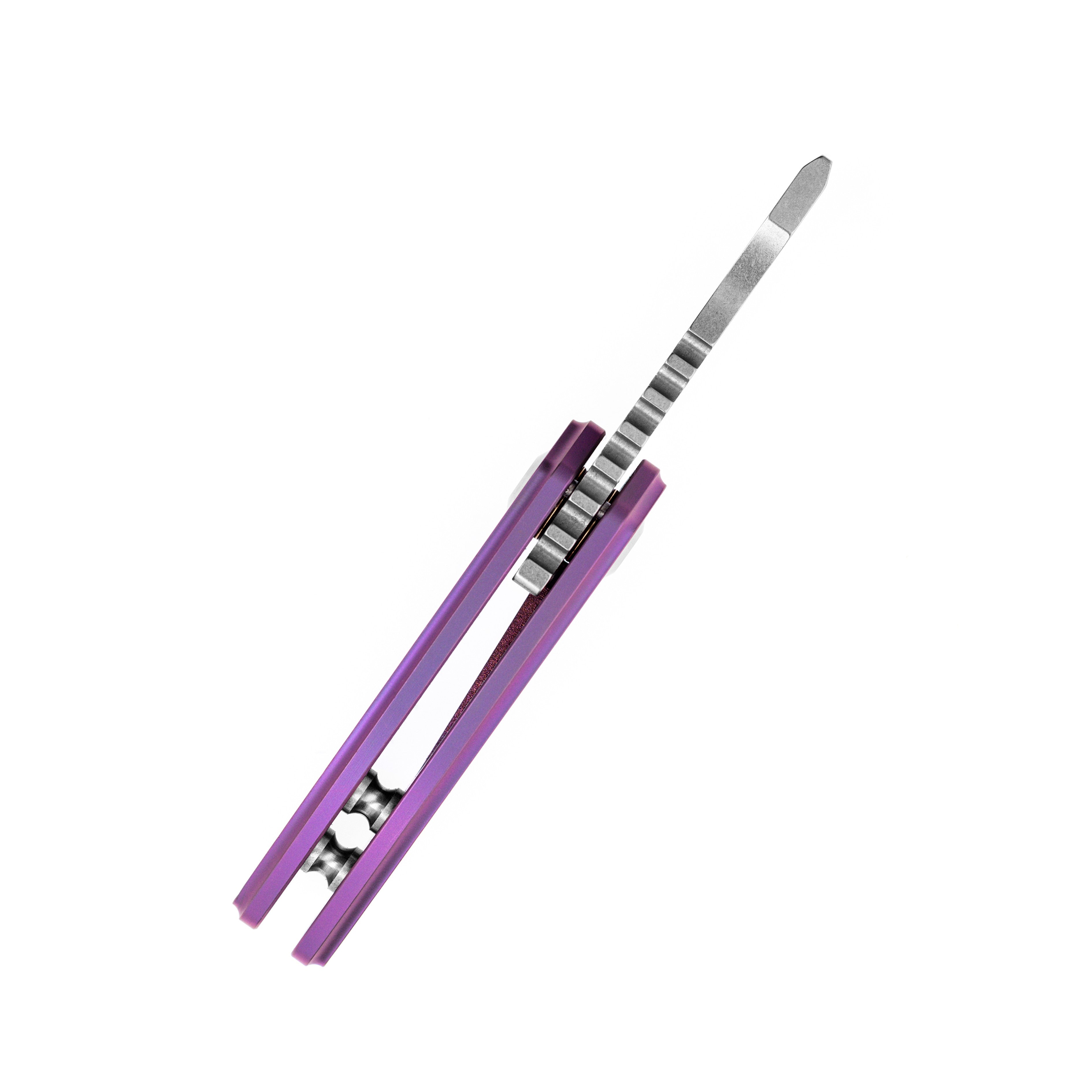 Kansept Knives Mini Korvid K3030A4 S35VN Blade Purple Titanium Handle Frame Lock