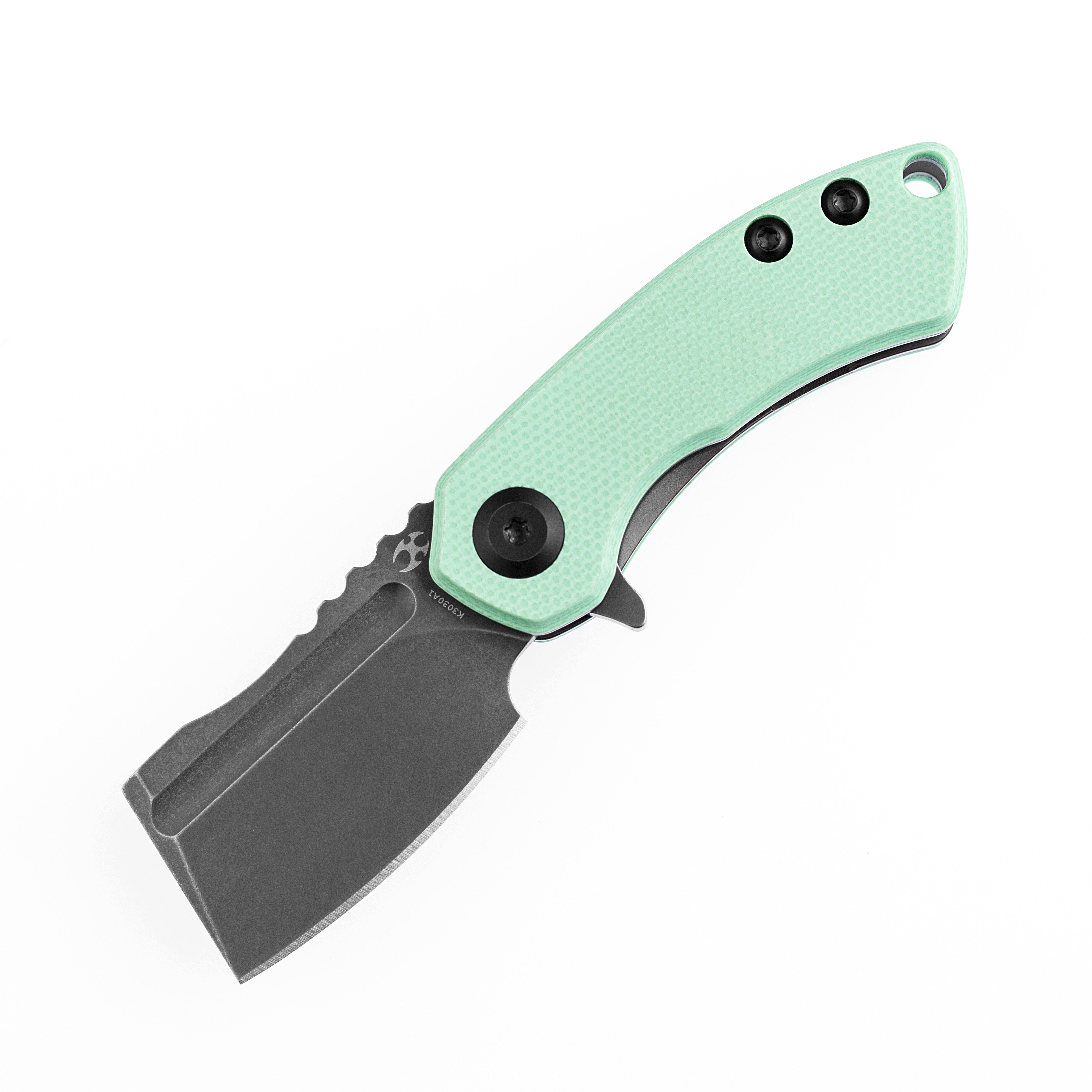Kansept Knives Mini Korvid K3030A1 S35VN Blade Tiffany Blue G10 Handle Line Lock