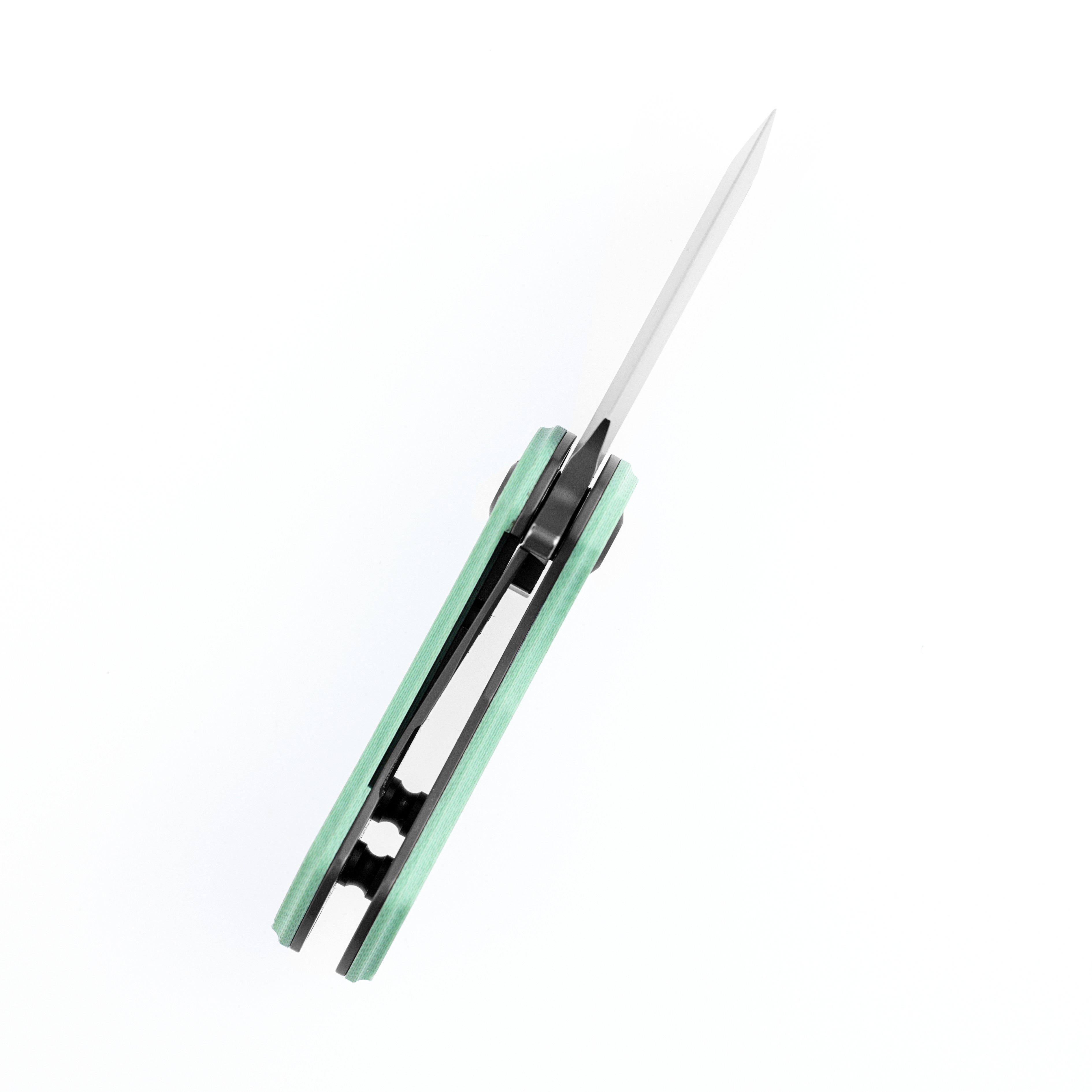 Kansept Knives Mini Korvid K3030A1 S35VN Blade Tiffany Blue G10 Handle Line Lock