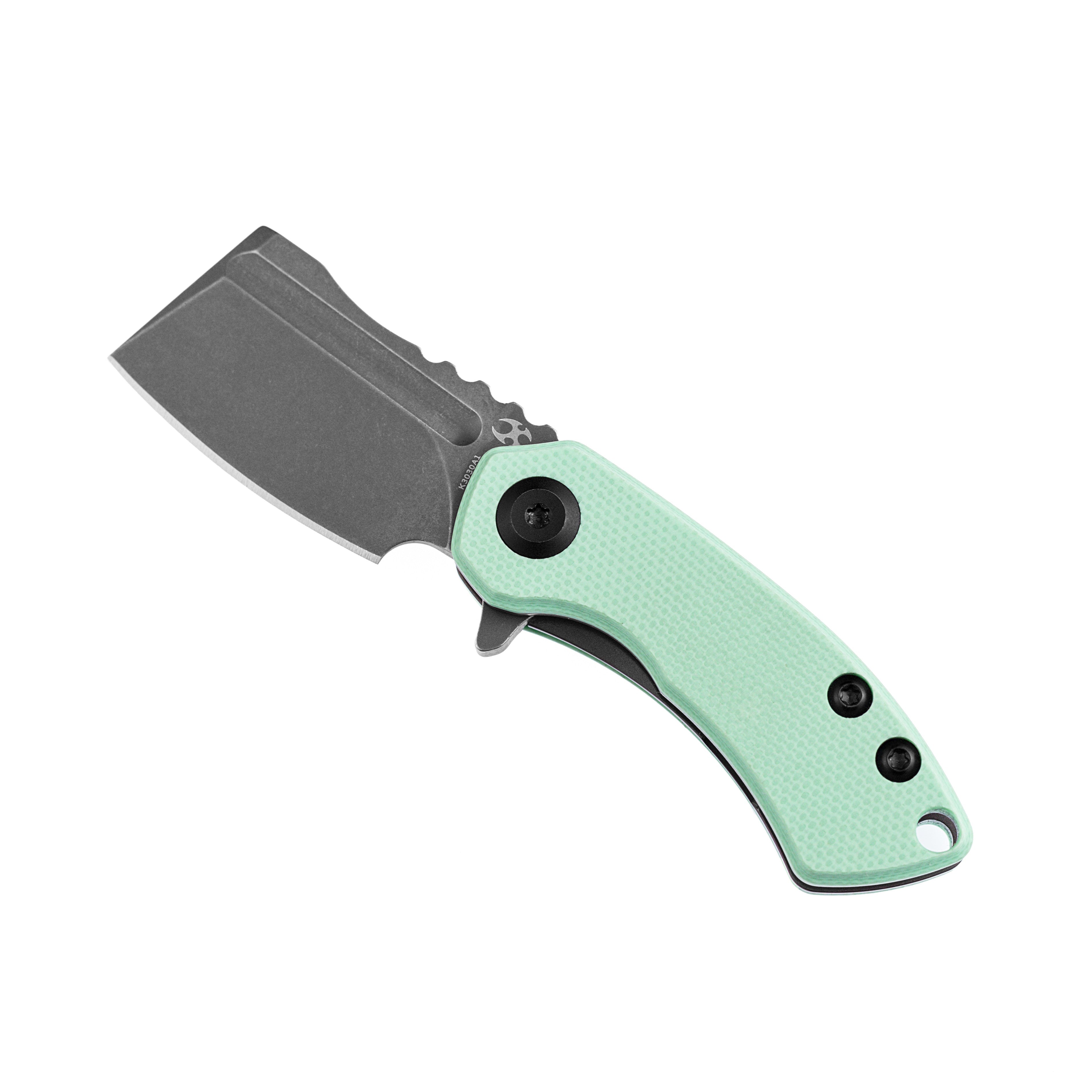 Kansept Knives Mini Korvid K3030A1 S35VN Blade Tiffany Blue G10 Handle Line Lock