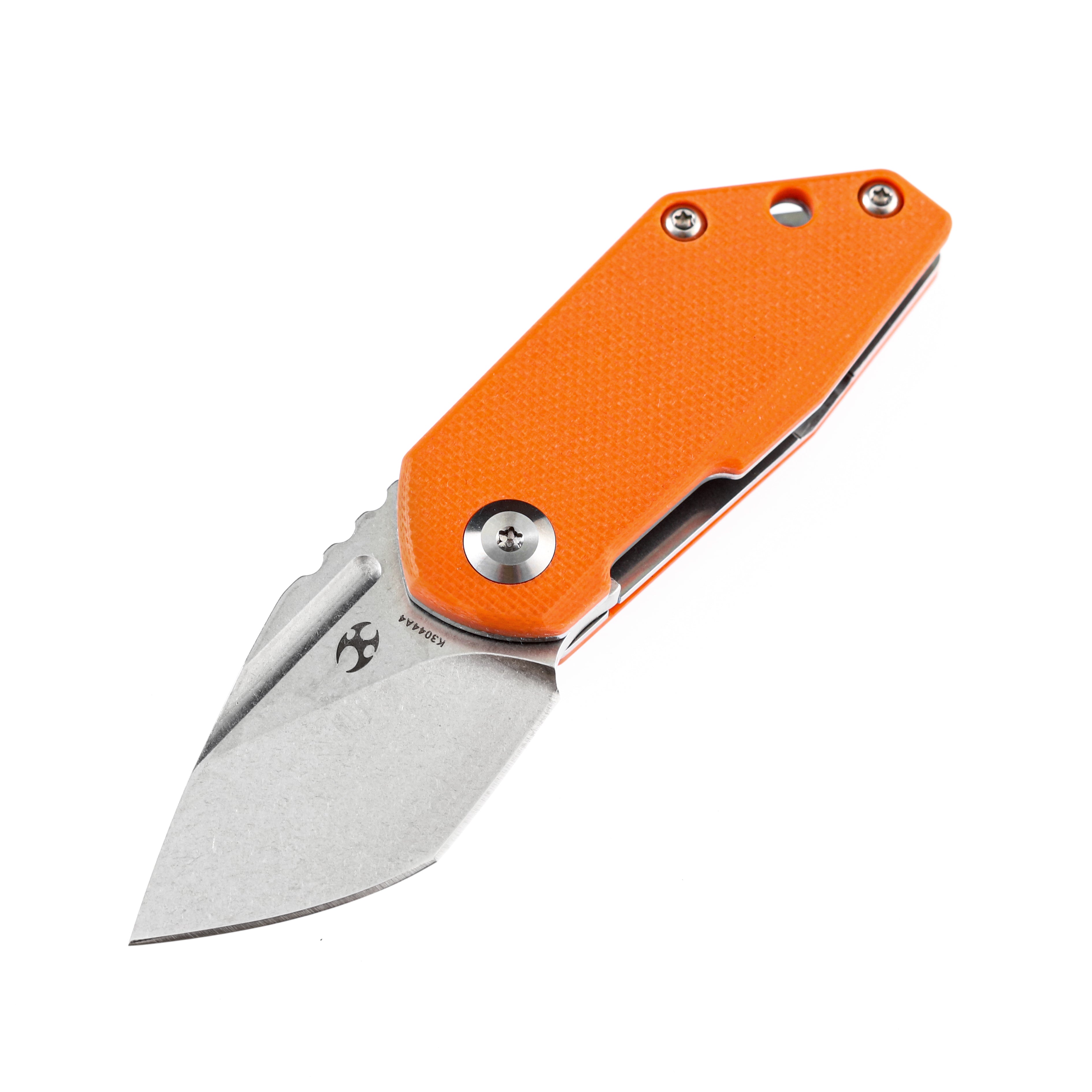 Kansept Knives RIO K3044A4 M390 Blade Orange G10 Handle Liner Lock EDC Knife