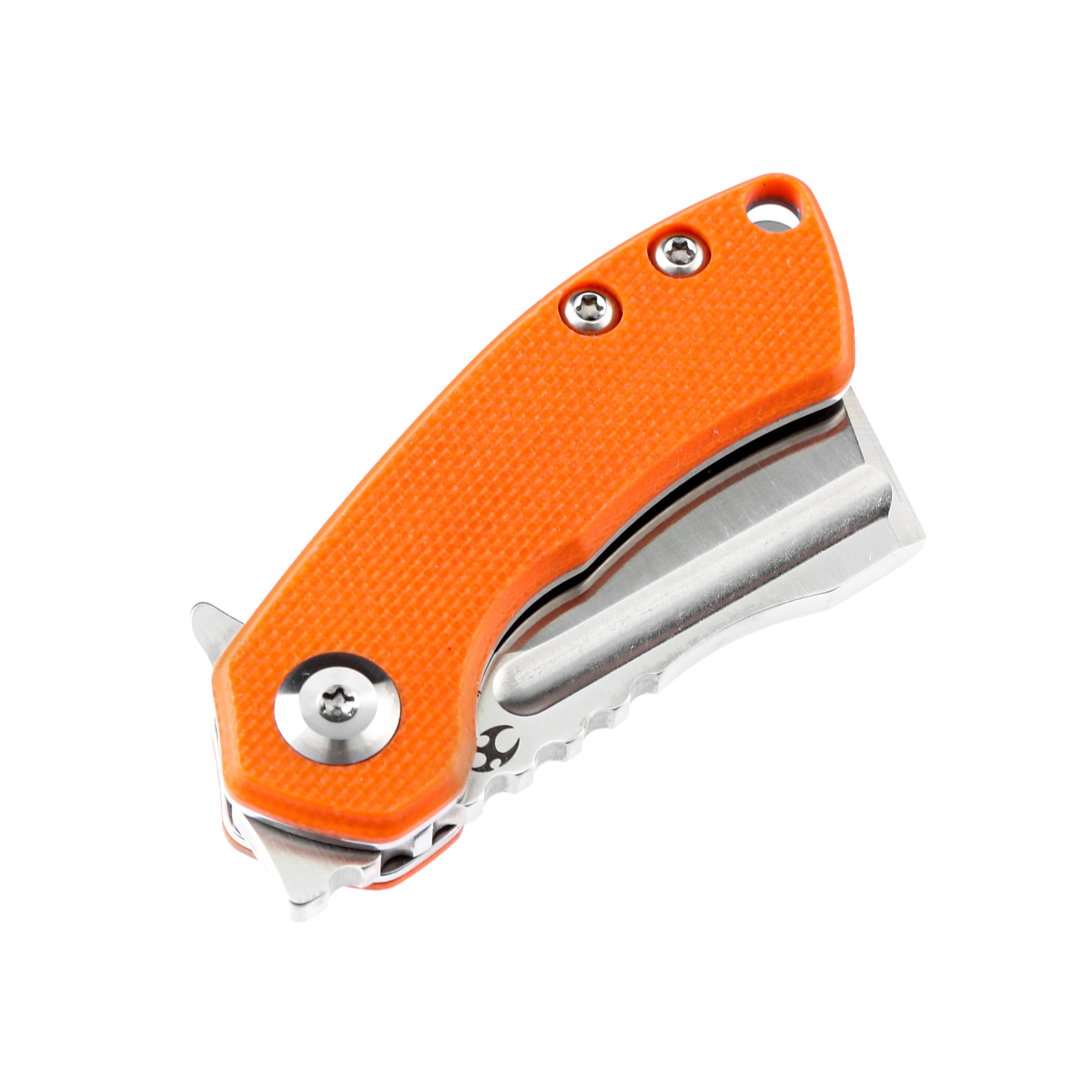 Kansept Knives T3030A6 Mini Korvid 154CM Blade Orange G10 Handle Liner Lock Edc Knives