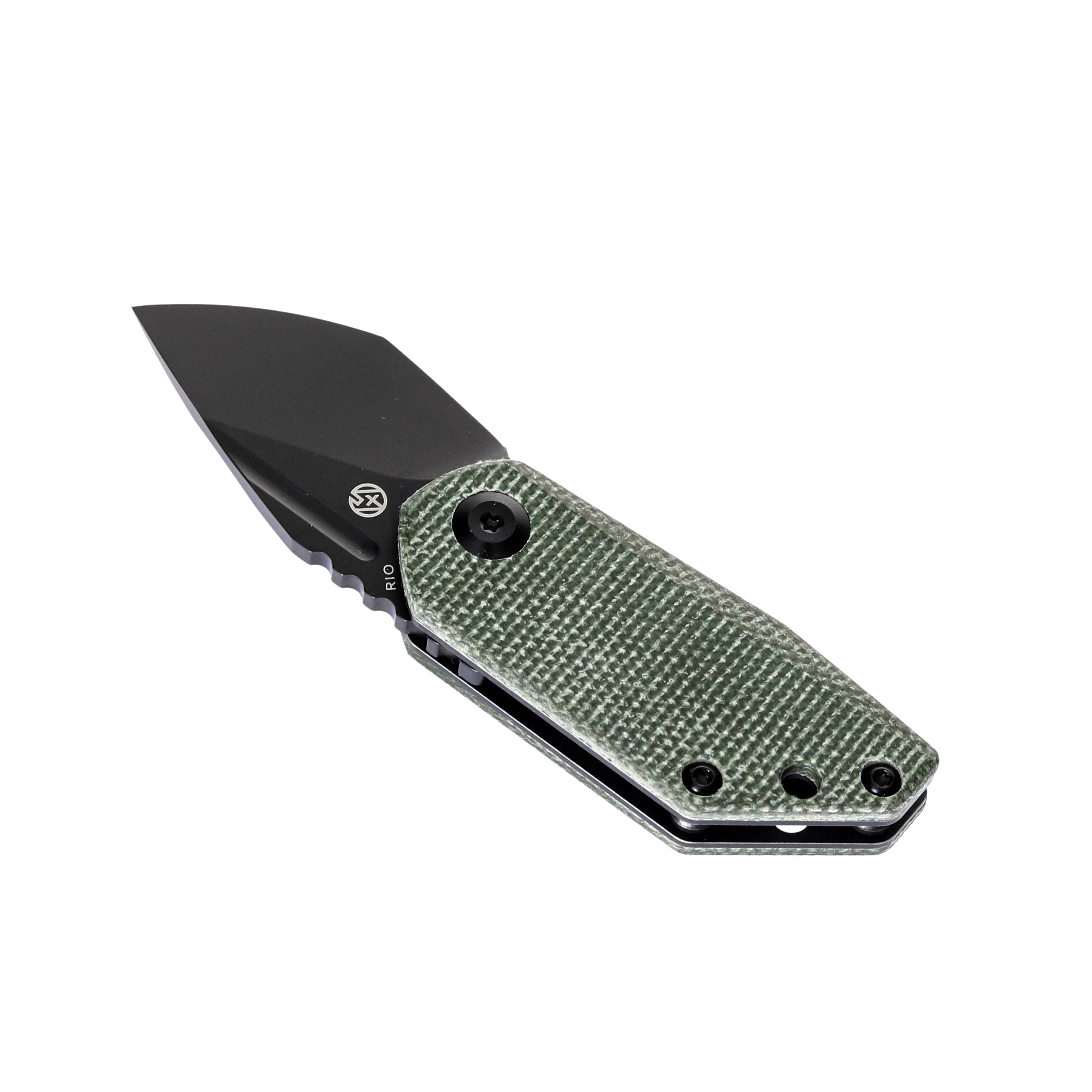 Kansept Knives RIO K3044A2 M390 Blade Green Micarta Handle Liner Lock EDC Knife