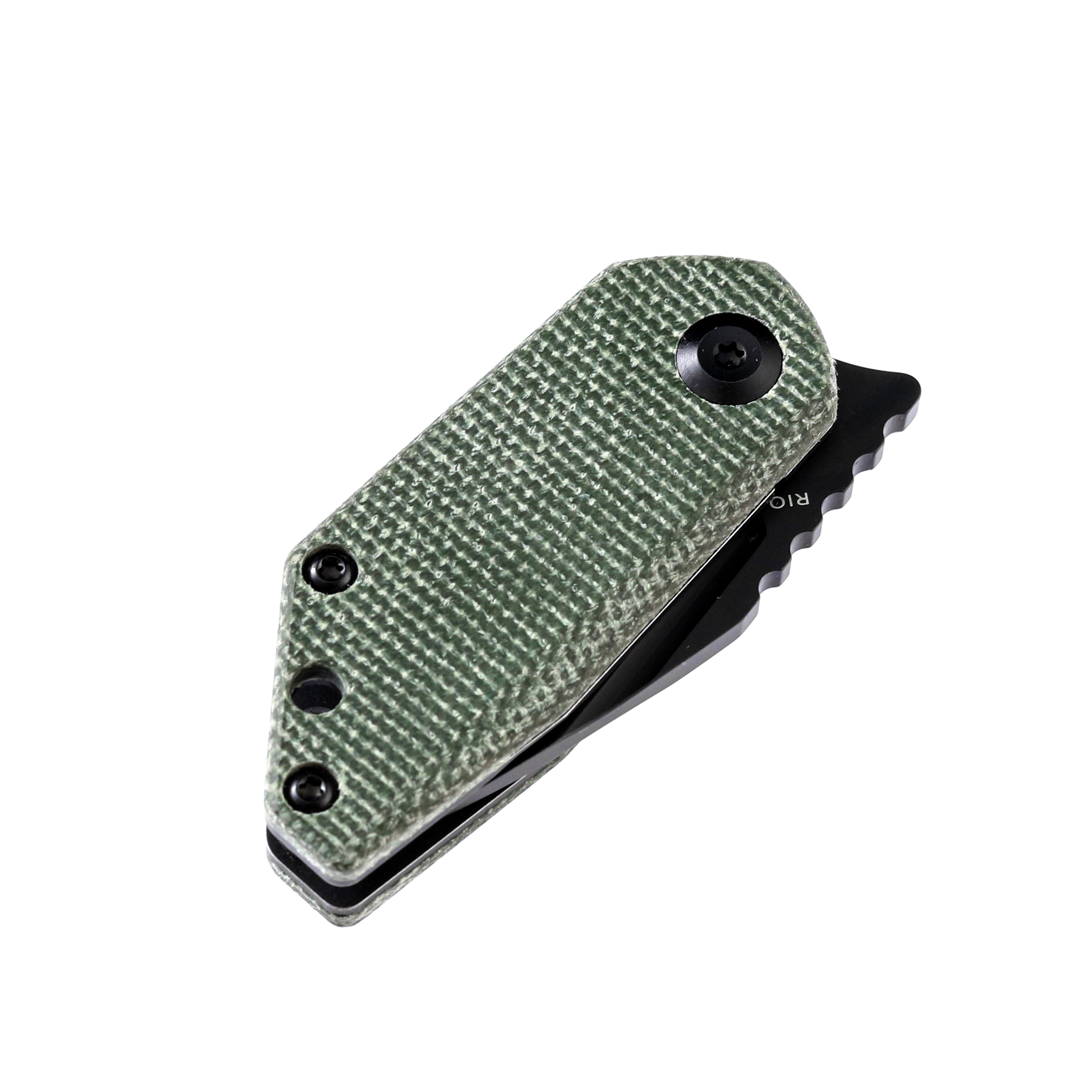 Kansept Knives RIO K3044A2 M390 Blade Green Micarta Handle Liner Lock EDC Knife