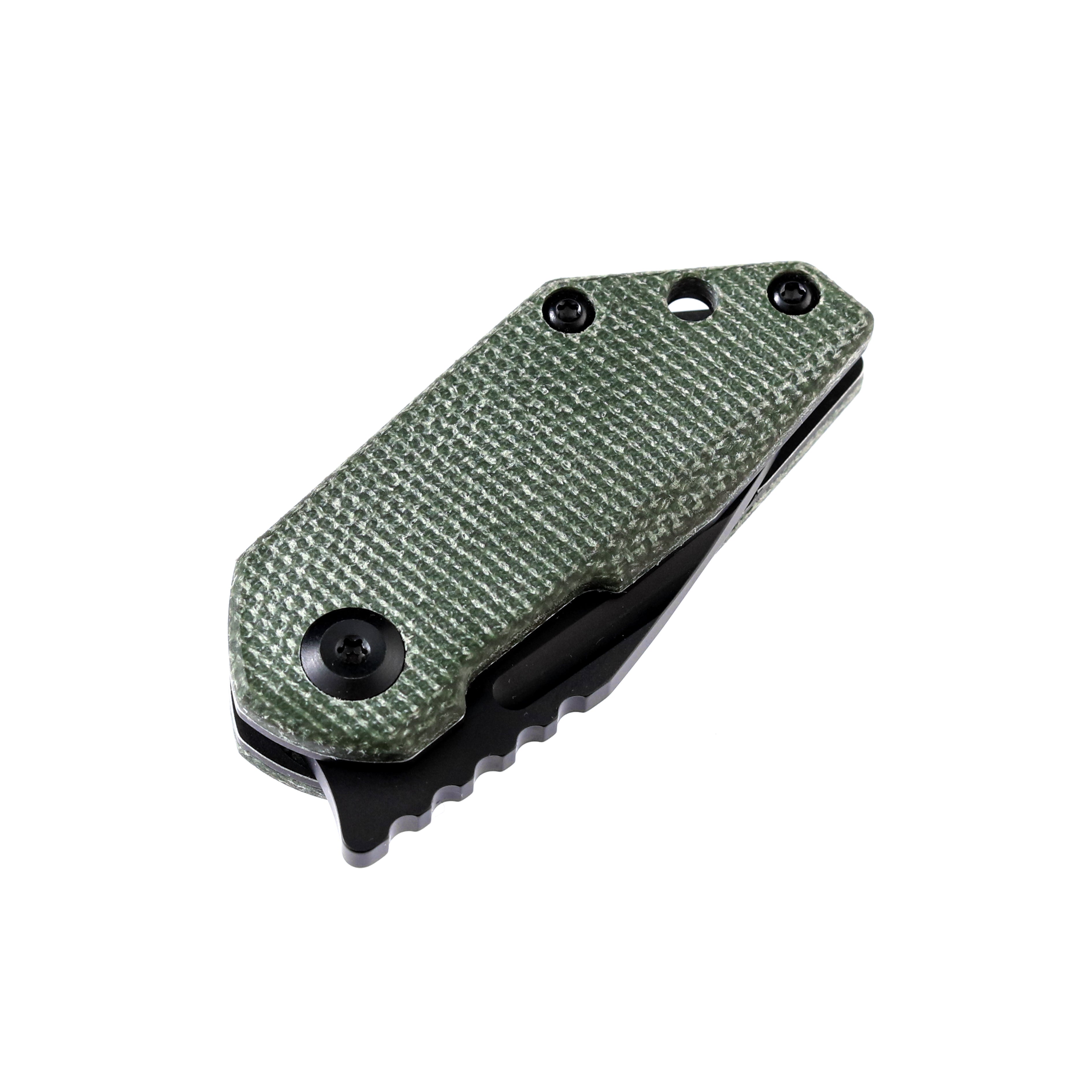 Kansept Knives RIO K3044A2 M390 Blade Green Micarta Handle Liner Lock EDC Knife