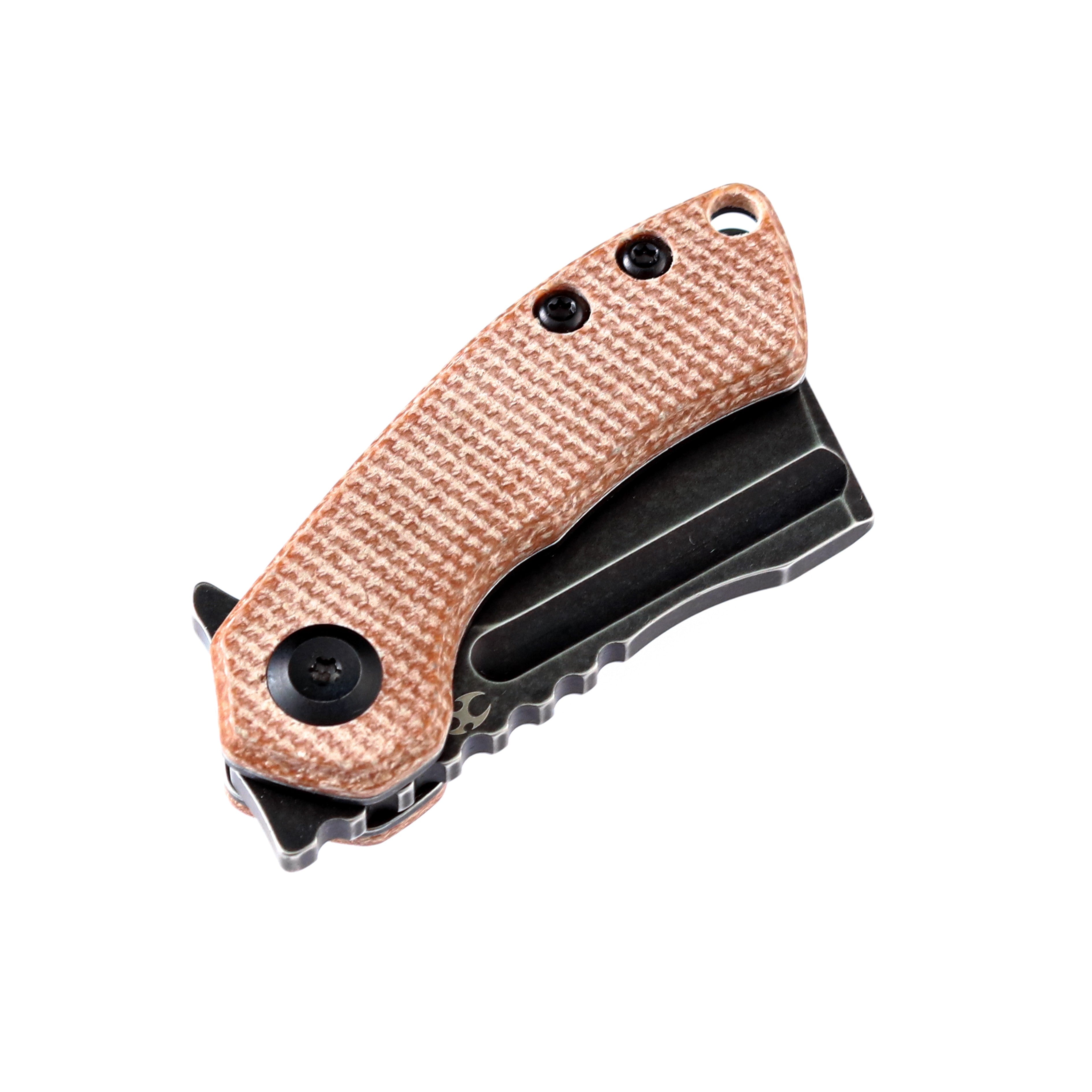 Kansept Knives T3030A5 Mini Korvid 154CM Blade Micarta Handle Liner Lock Edc Knives