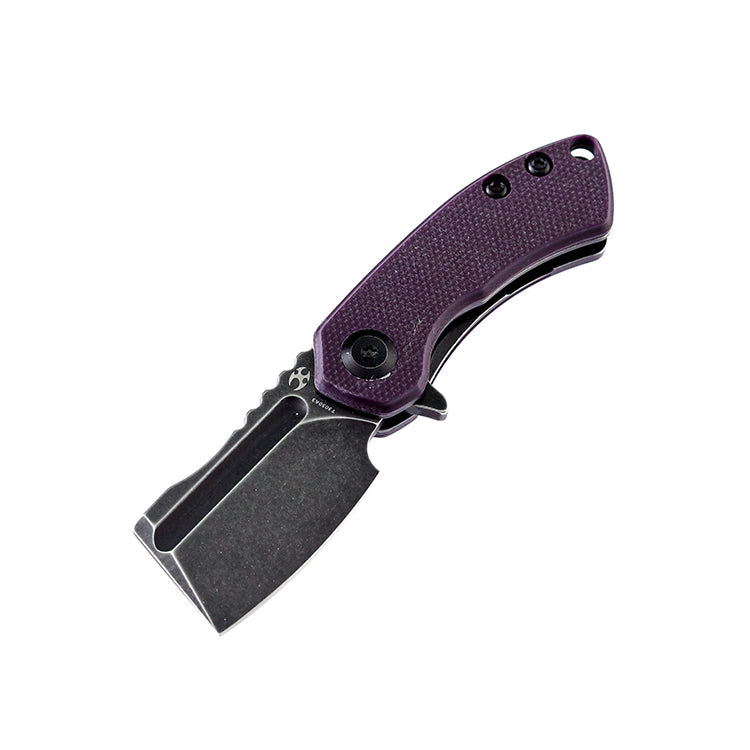 Kansept Knives T3030A3 Mini Korvid 154CM Blade Purple G10 Handle Liner Lock Edc Knives