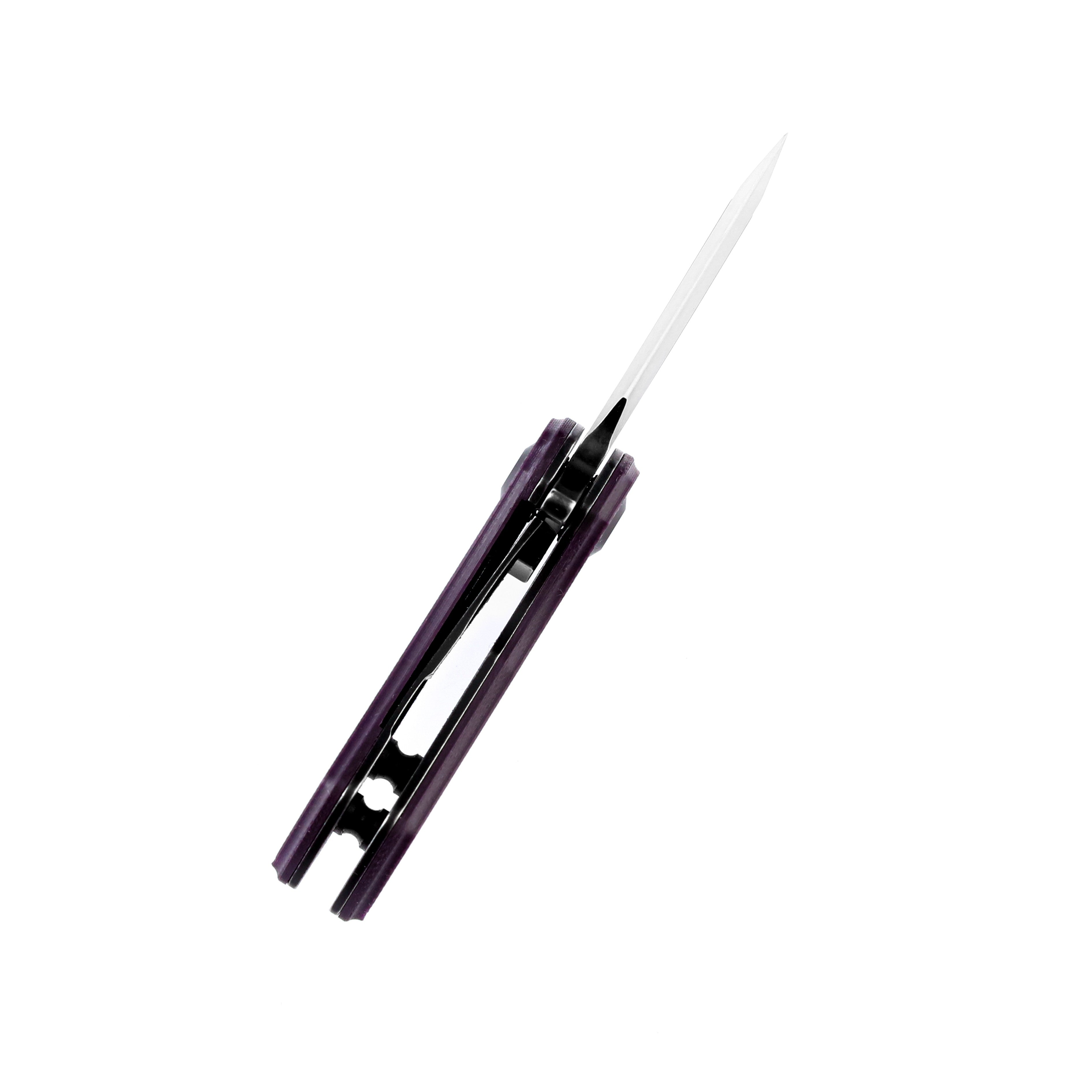 Kansept Knives T3030A3 Mini Korvid 154CM Blade Purple G10 Handle Liner Lock Edc Knives
