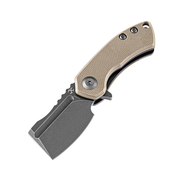 Kansept Knives T3030A2 Mini Korvid 154CM Blade Brown G10 Handle Liner Lock Edc Knives