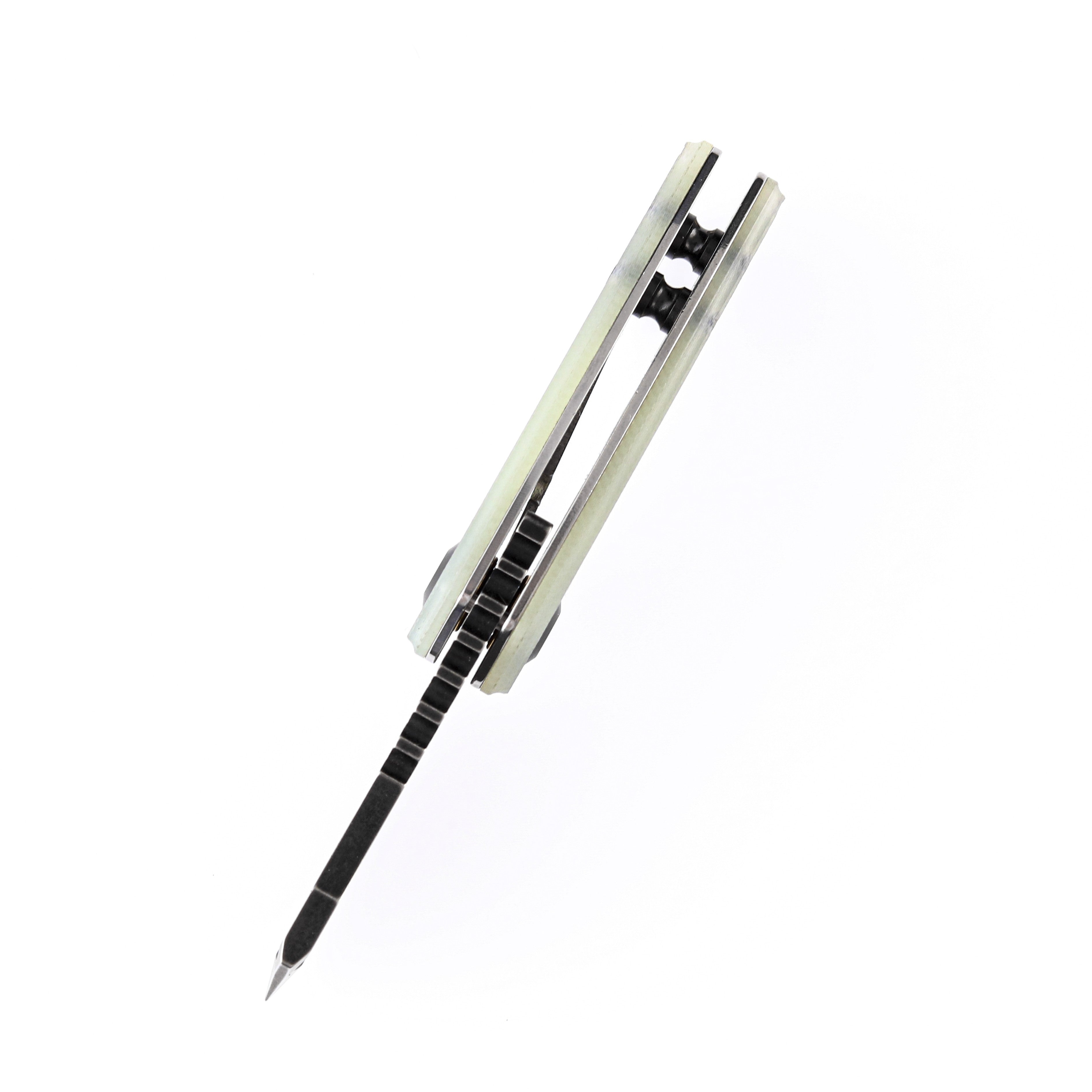 Kansept Knives T3030A4 Mini Korvid 154CM Blade Jade G10 Handle Liner Lock Edc Knives