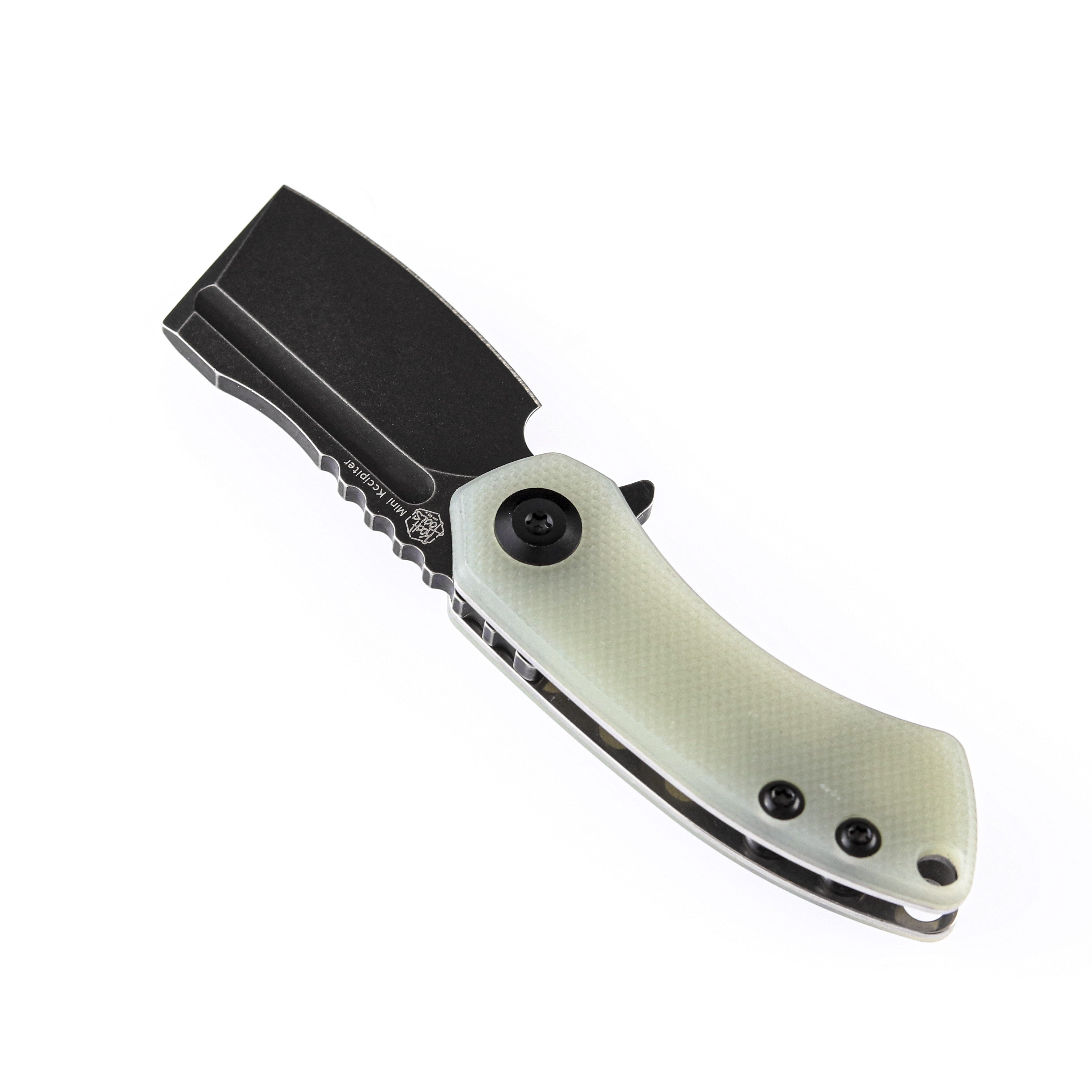 Kansept Knives T3030A4 Mini Korvid 154CM Blade Jade G10 Handle Liner Lock Edc Knives