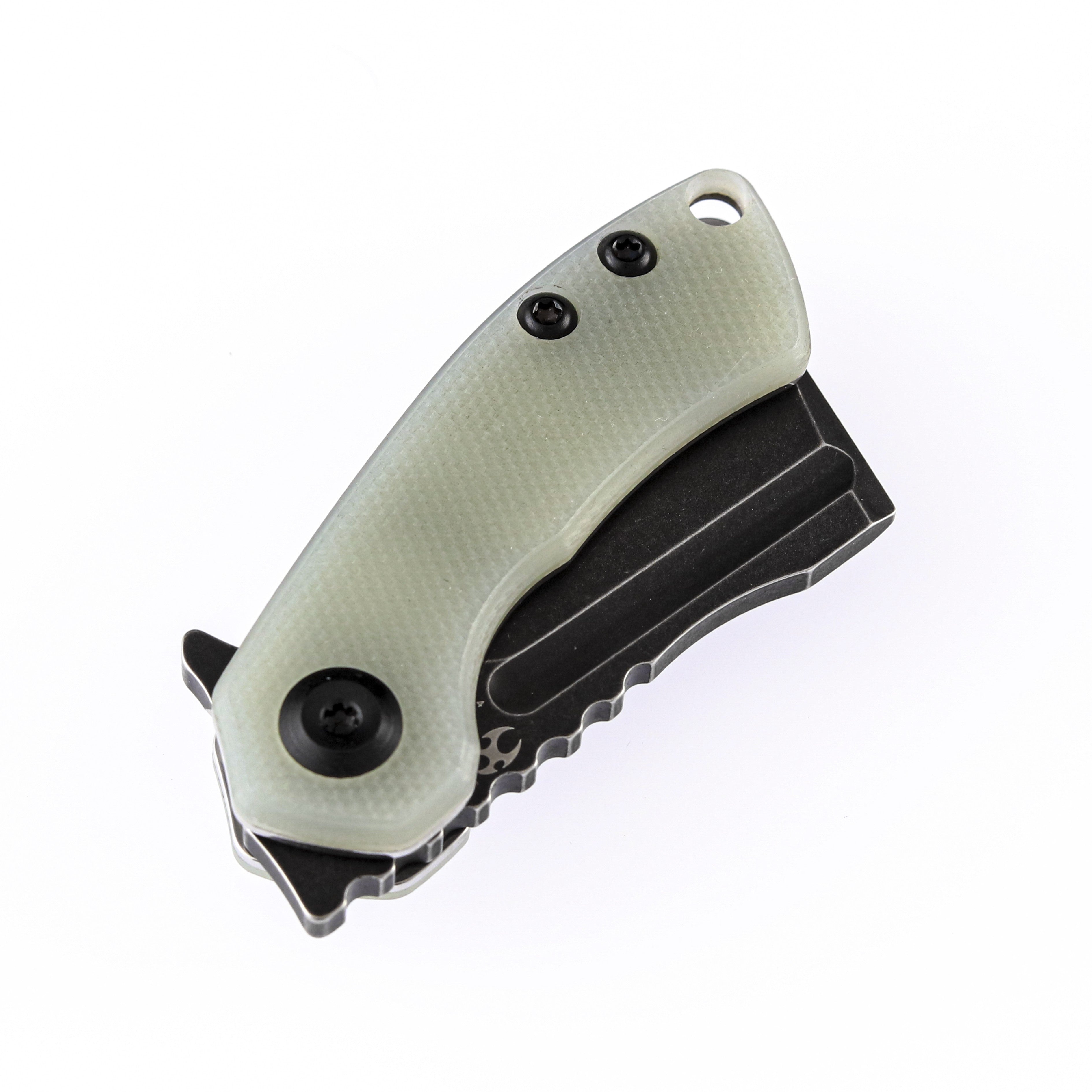 Kansept Knives T3030A4 Mini Korvid 154CM Blade Jade G10 Handle Liner Lock Edc Knives