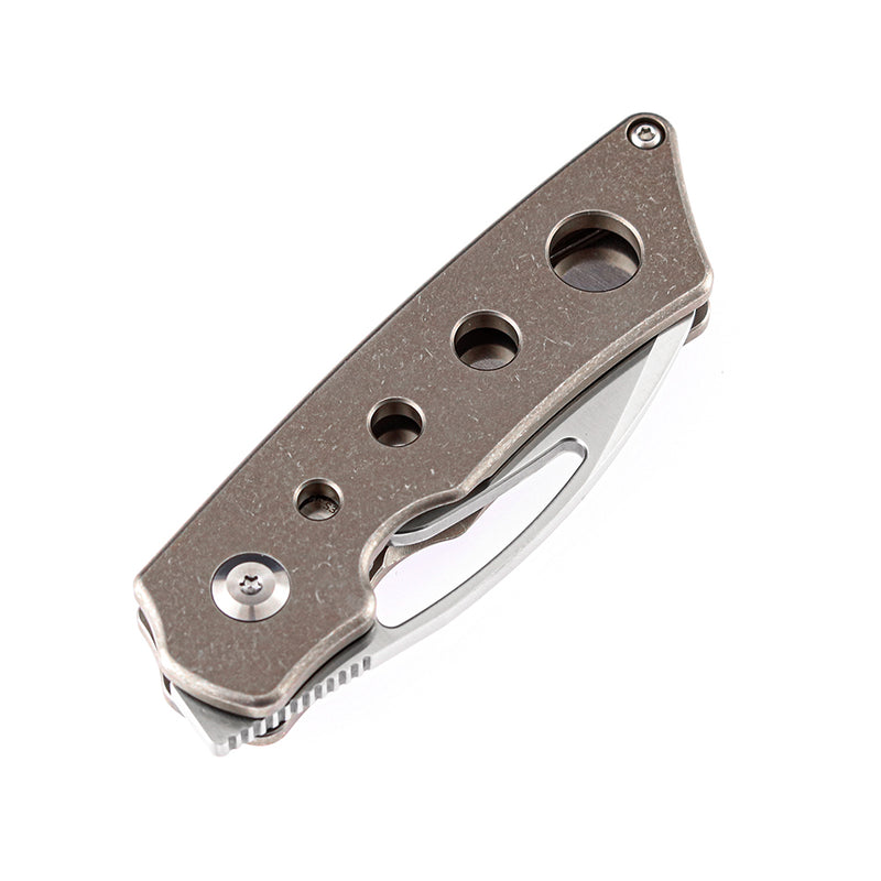 Kansept Goblin K2016A6 CPM-S35VN Blade Titanium Handle Frame Lock Folding Knife