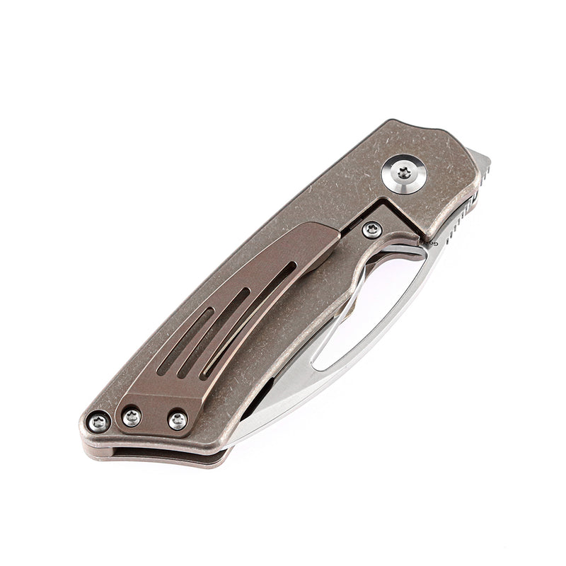 Kansept Goblin K2016A6 CPM-S35VN Blade Titanium Handle Frame Lock Folding Knife