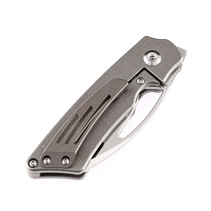 Kansept Goblin K2016A5 CPM-S35VN Blade Titanium Handle Frame Lock Folding Knife