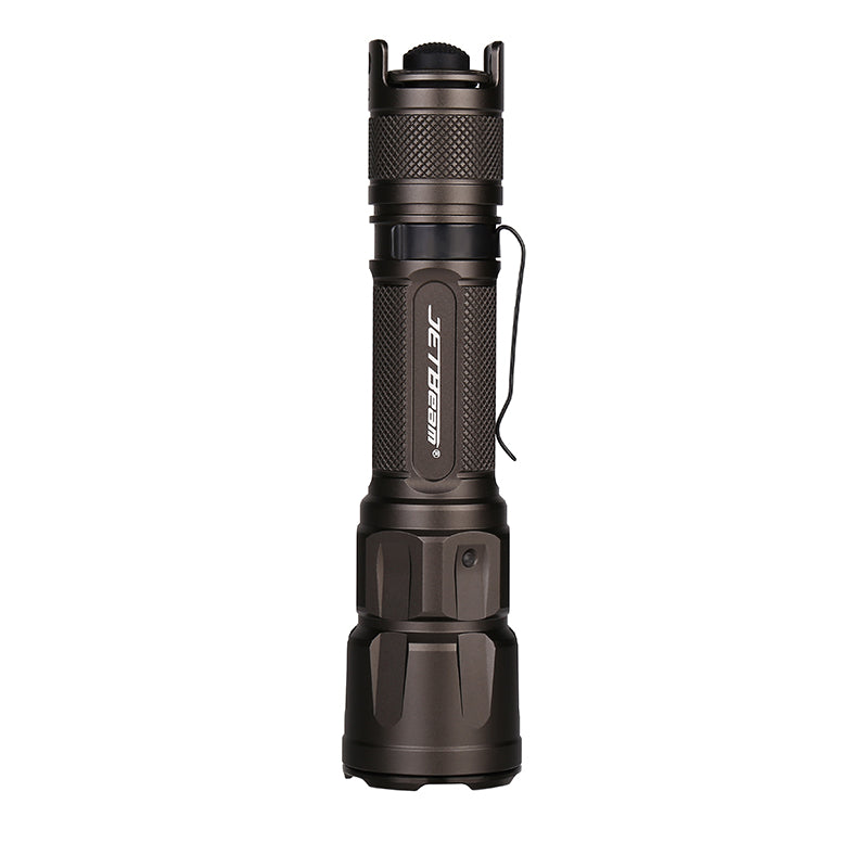 Jetbeam TH16 Tactical Flashlight 2000 lumens Paddle Tail Switch