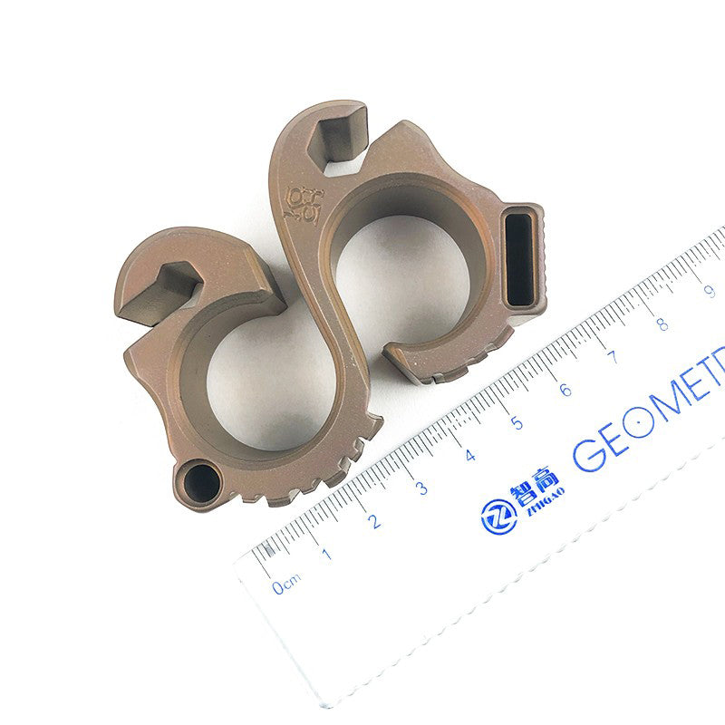 Koch Tools Solo 2.1 Bottle Opener Titanium Edc Gear Thickened version Anodized Bronze