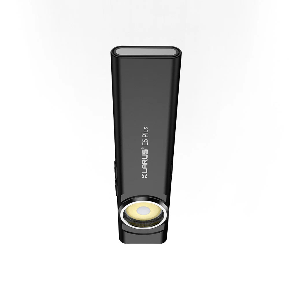 Klarus E5 Plus 650 Lumens Ultra Slim Dual-Switch Triple Lights Magnetic EDC Flashlight