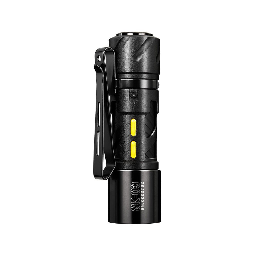 LOOP GEAR SK03 Aluminum Black LED Flashlight 1000Lumens 120 Meters Darth Vader