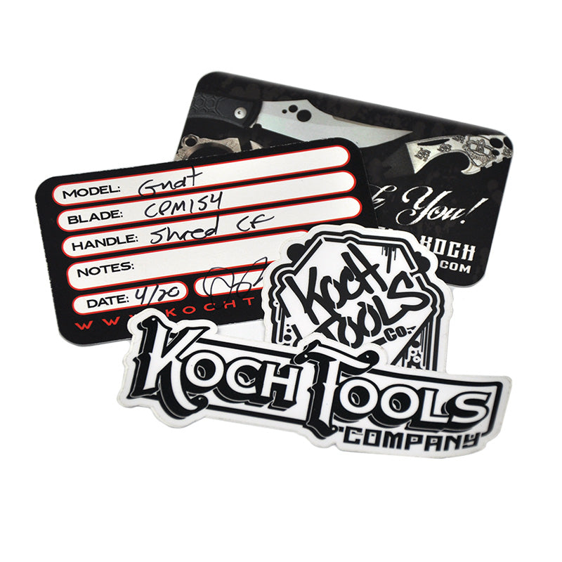 Koch Tools Gnat CPM154 Blade Luminous carbon fiber Friction Folder Custom