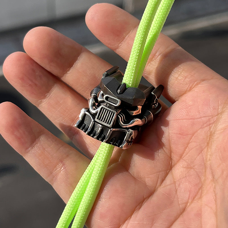 Apeshkov Mosoltruck brass Silver Custom Knife lanyard bead Limit