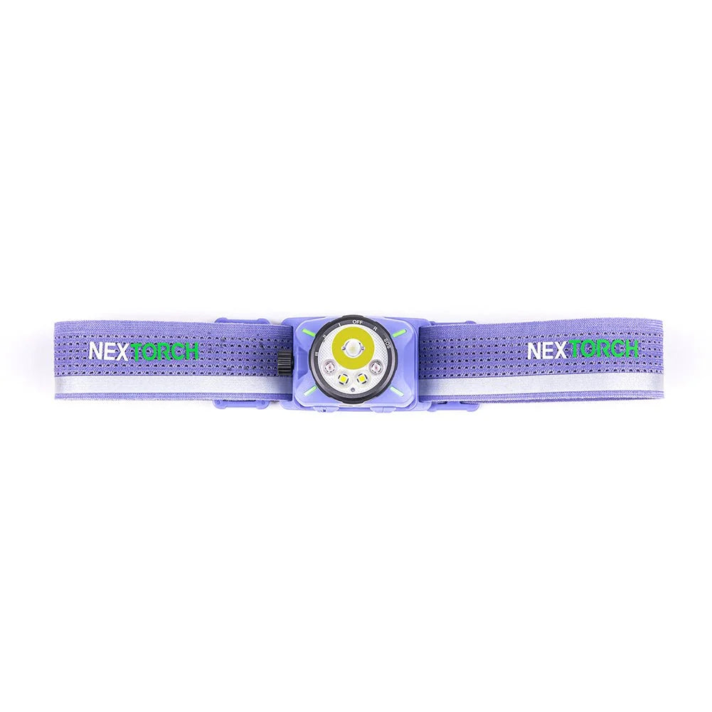 Nextorch eStar-Purple 1300 Lumen Ultra-Bright Headlamp | Dual-Light