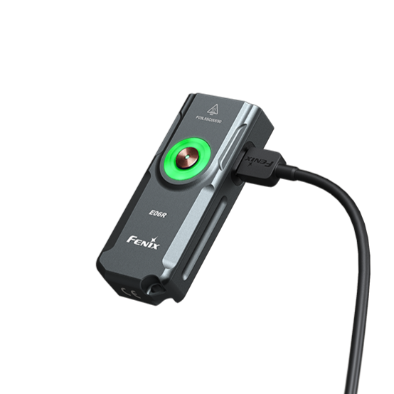 Fenix E06R Keychain Light with White, UV, and Red Laser Lights EDC Tools