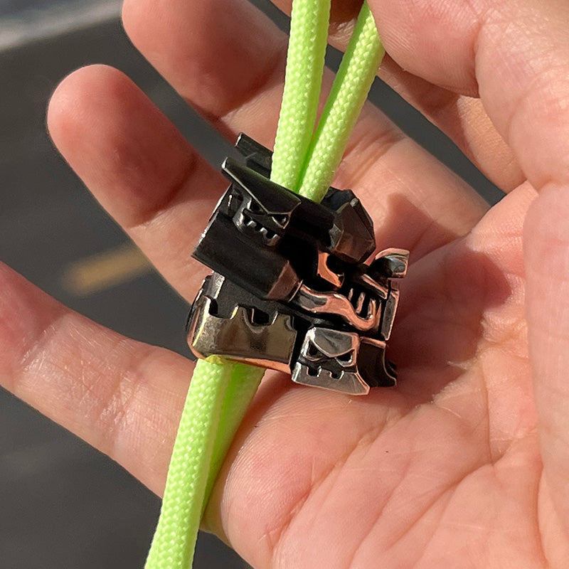 Apeshkov Mosoltruck brass Silver Custom Knife lanyard bead Limit