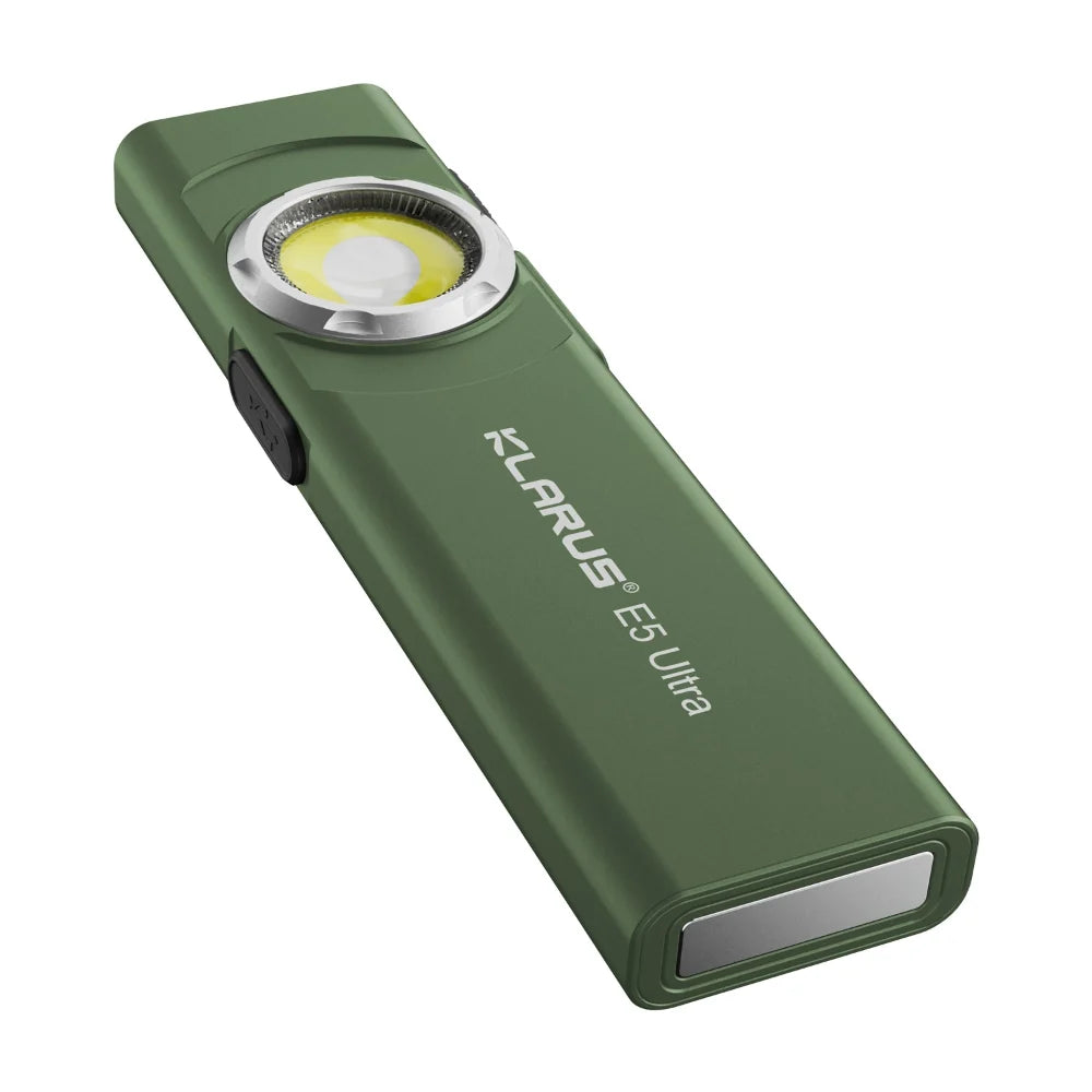Klarus E5-Ultra 800 Lumens Flagship Ultra-Slim EDC with Triple Light Sources