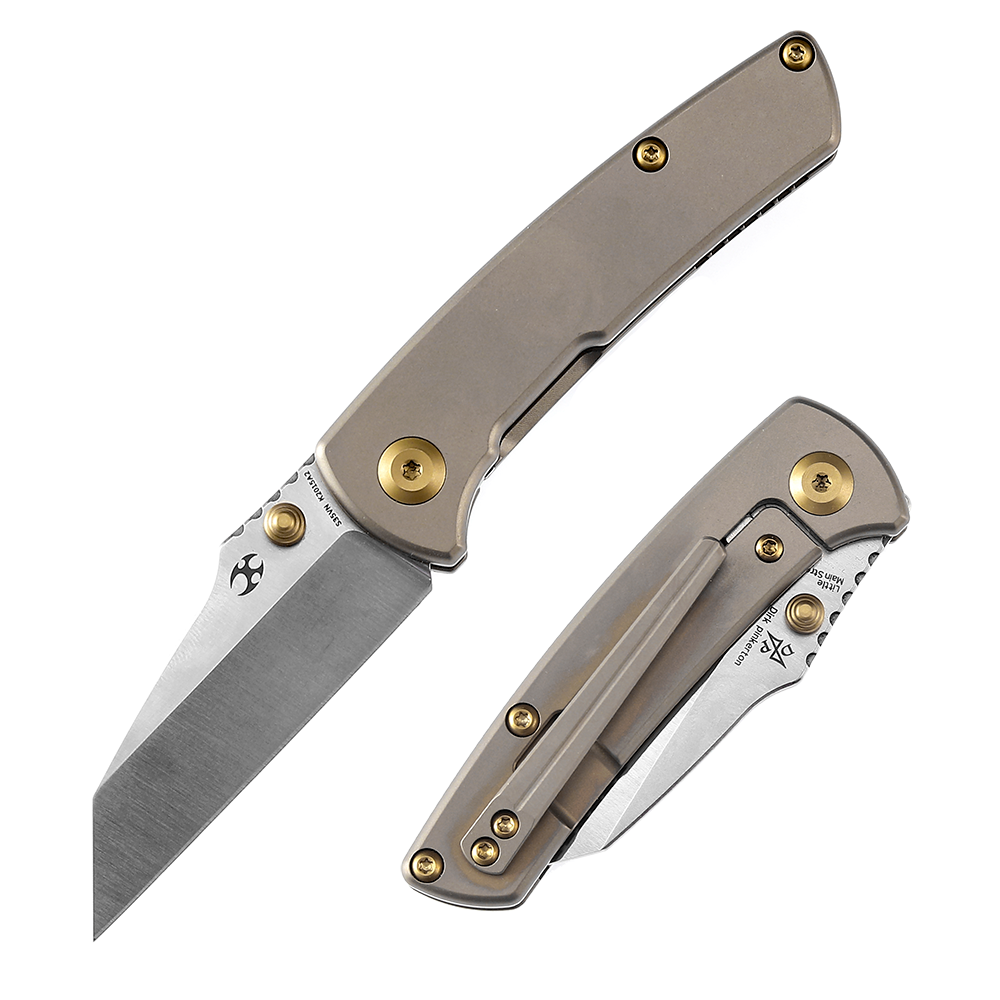 Kansept Little Main Street K2015A2 CPM-S35VN Blade Titanium Handle Folding Knife