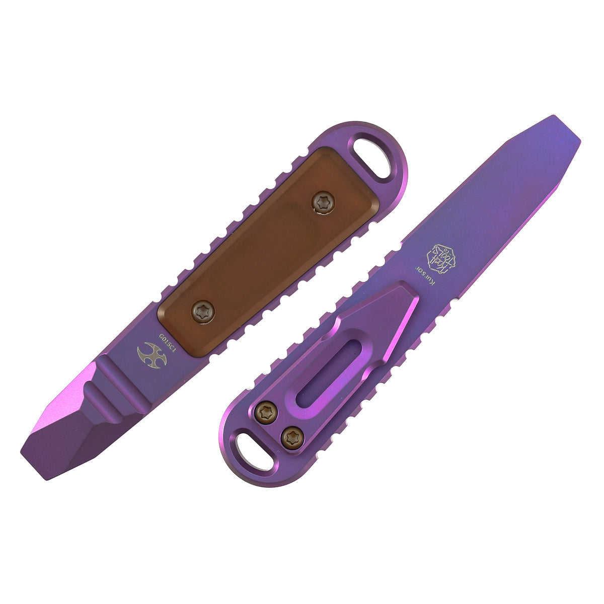 Kansept Kursor G015C1 Purple Anodized Titanium+PEI EDC Tool