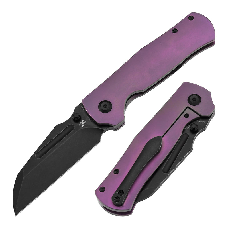 Kansept Dreadnaught K1082A4 CPM-S35VN Blade Titanium Handle Frame Lock Knife